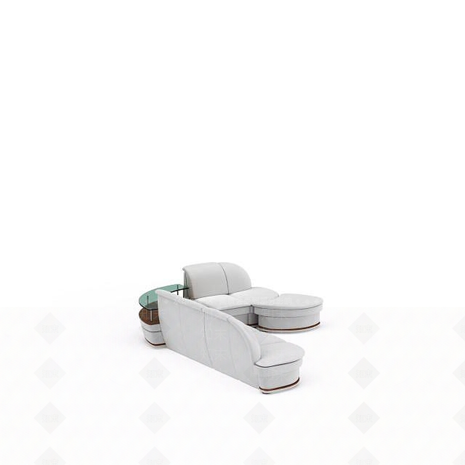 现代双人沙发3D模型下载【ID:1192961853】