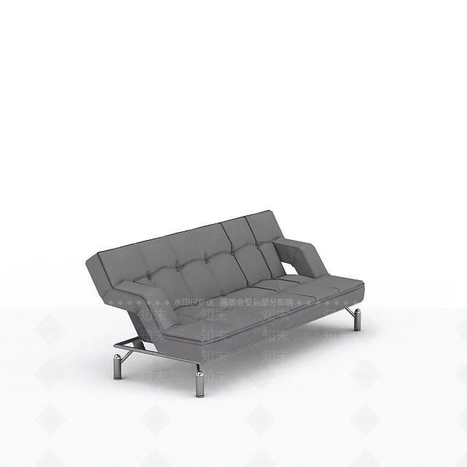 现代双人沙发3D模型下载【ID:1199206389】