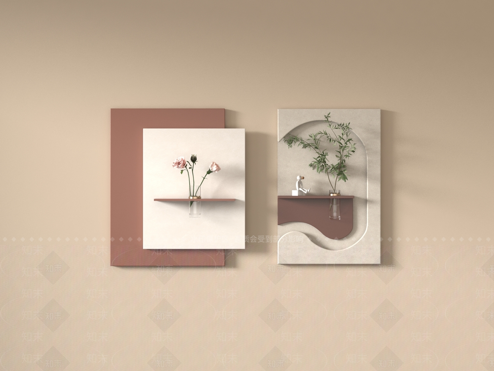 现代挂件3D模型下载【ID:1192963778】
