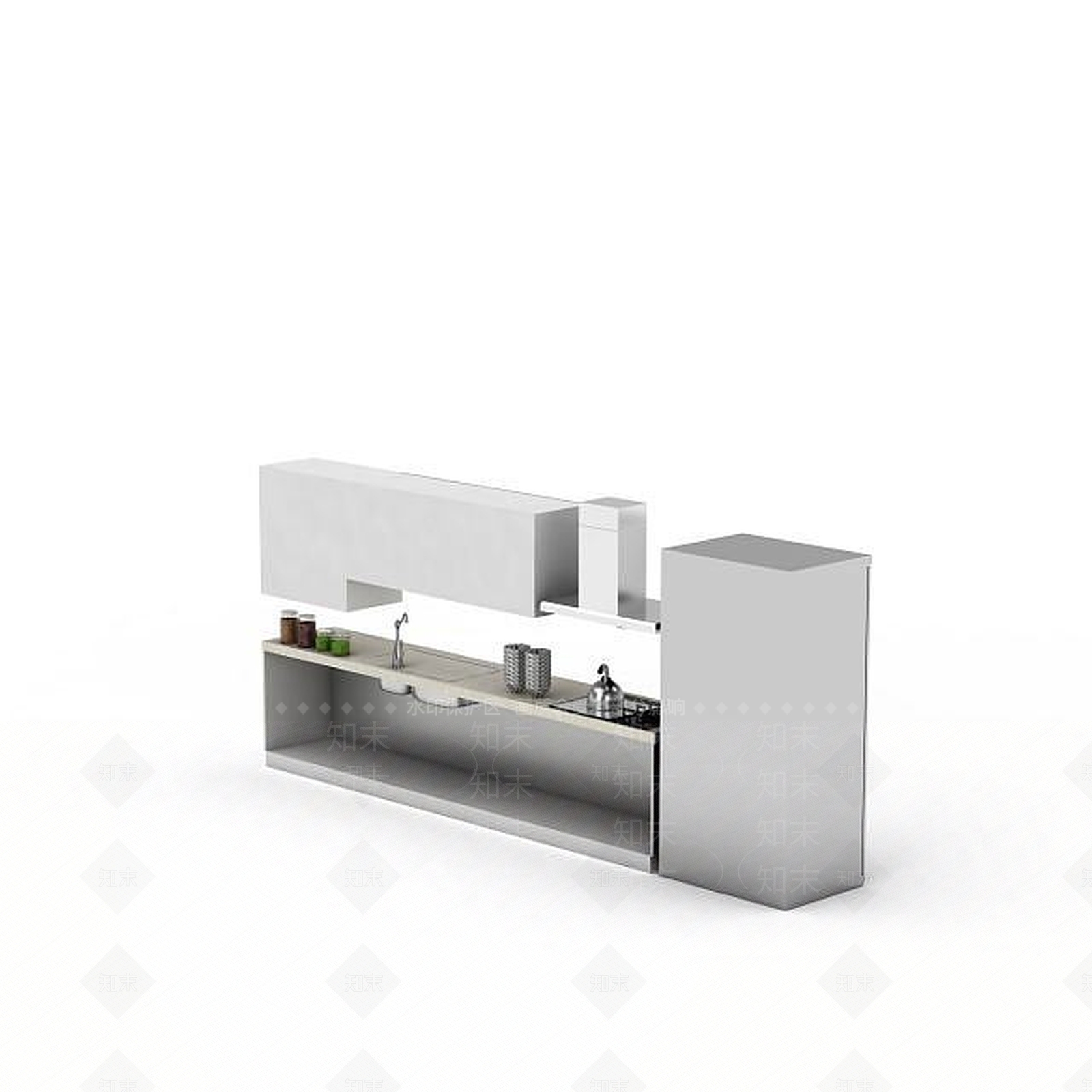 现代厨具3D模型下载【ID:1192965415】