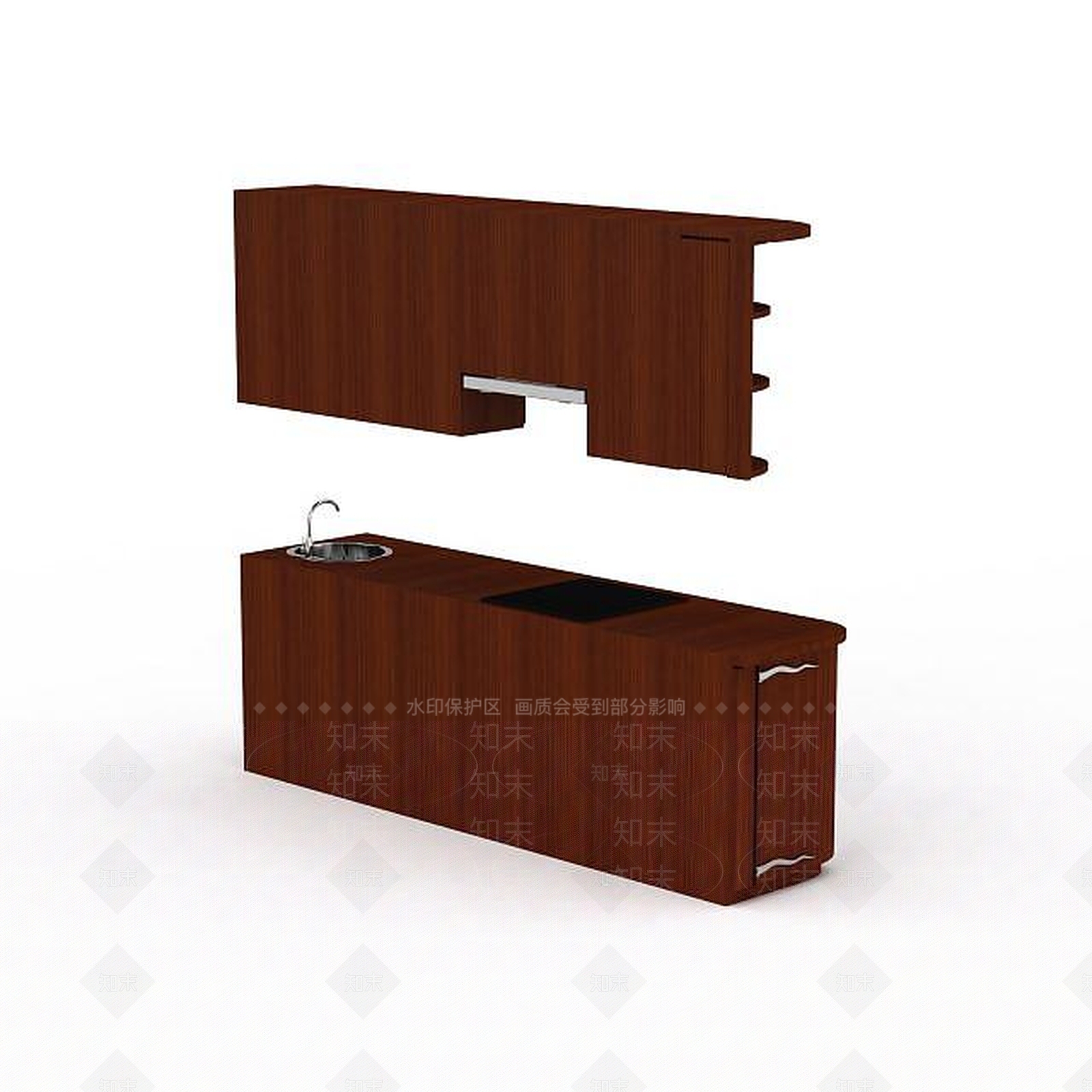 现代厨具3D模型下载【ID:1192965467】