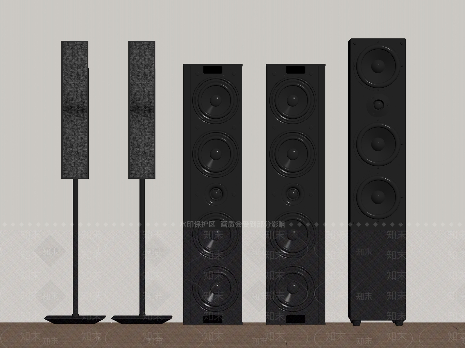音响SU模型下载【ID:1192965823】