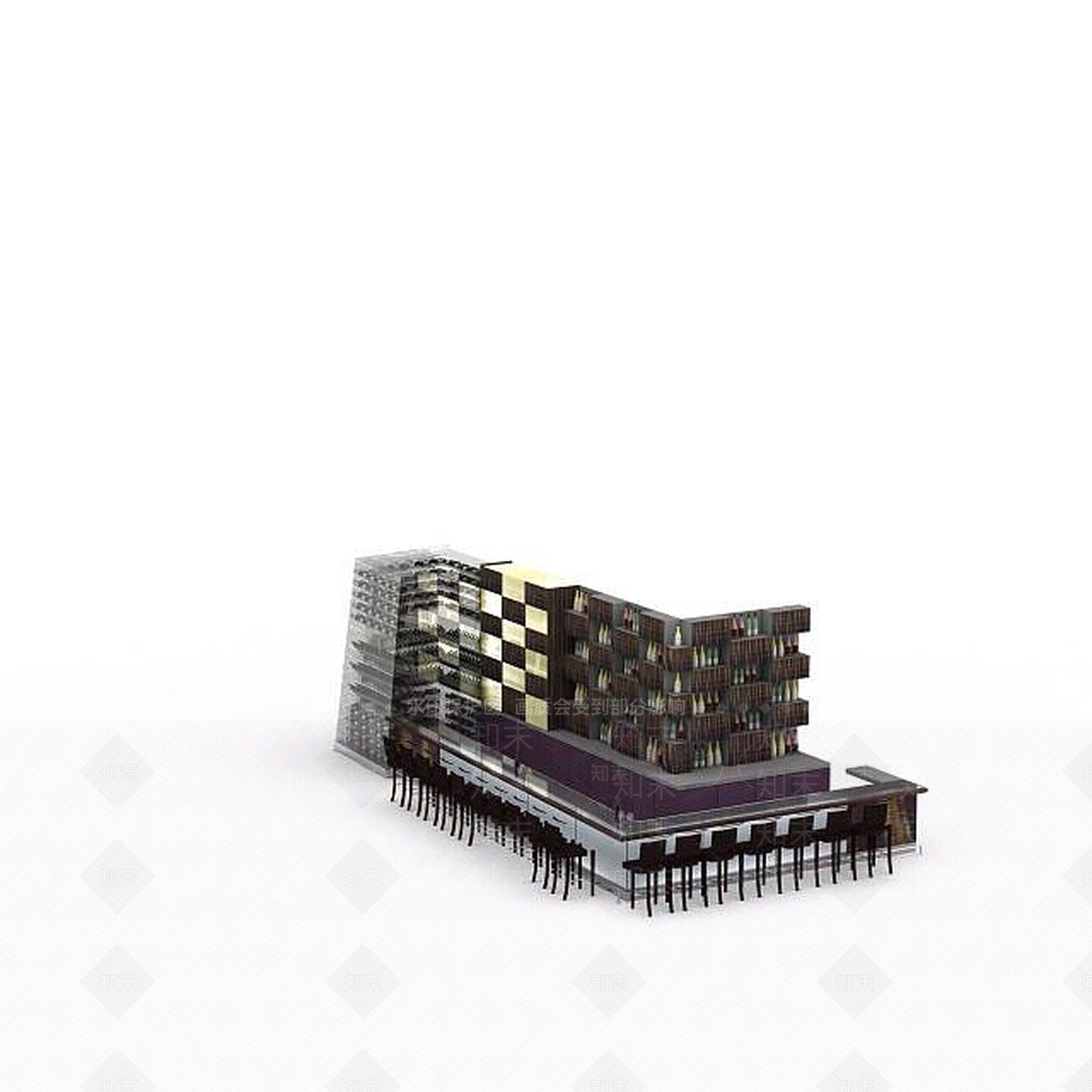 现代衣柜3D模型下载【ID:1192965723】