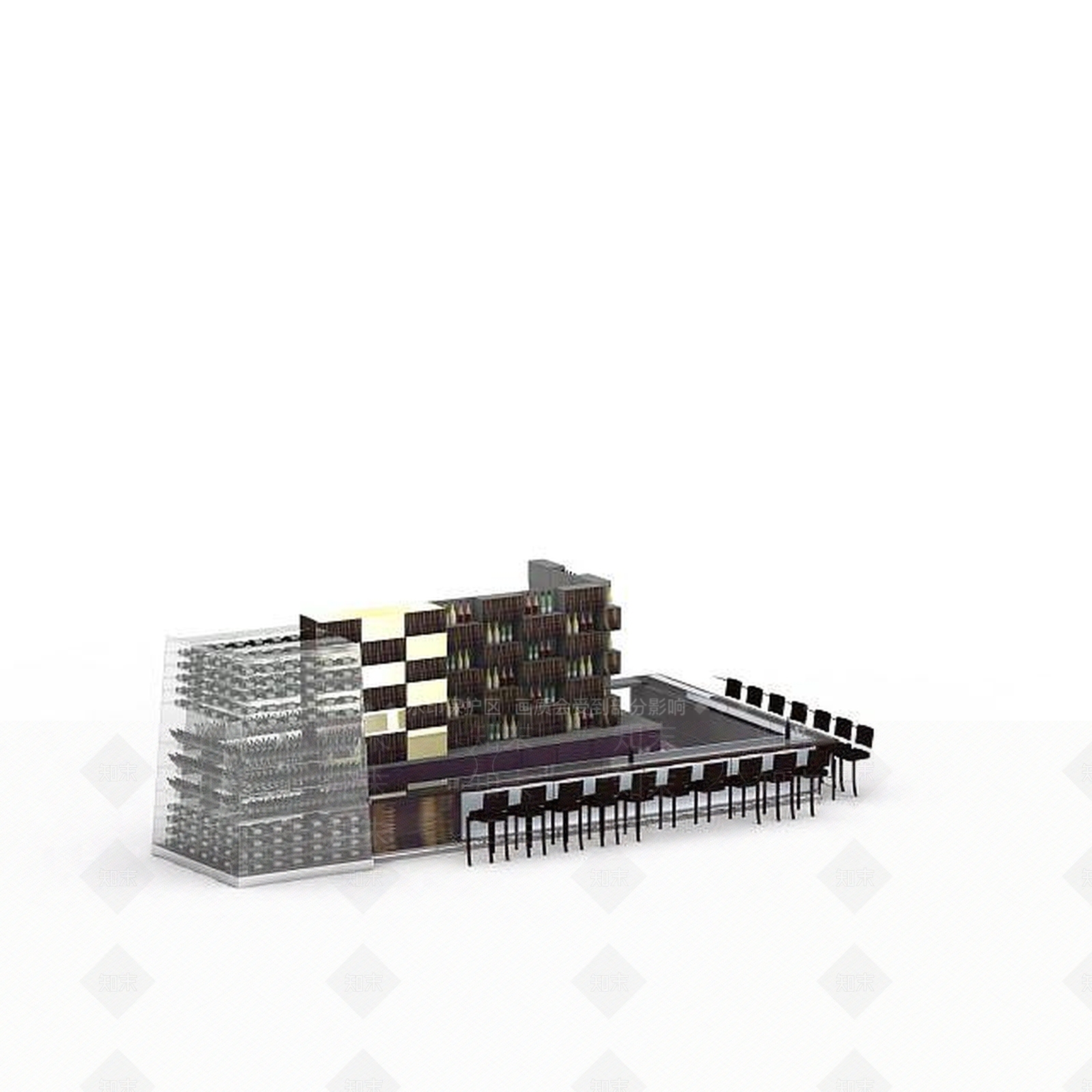 现代衣柜3D模型下载【ID:1192965723】