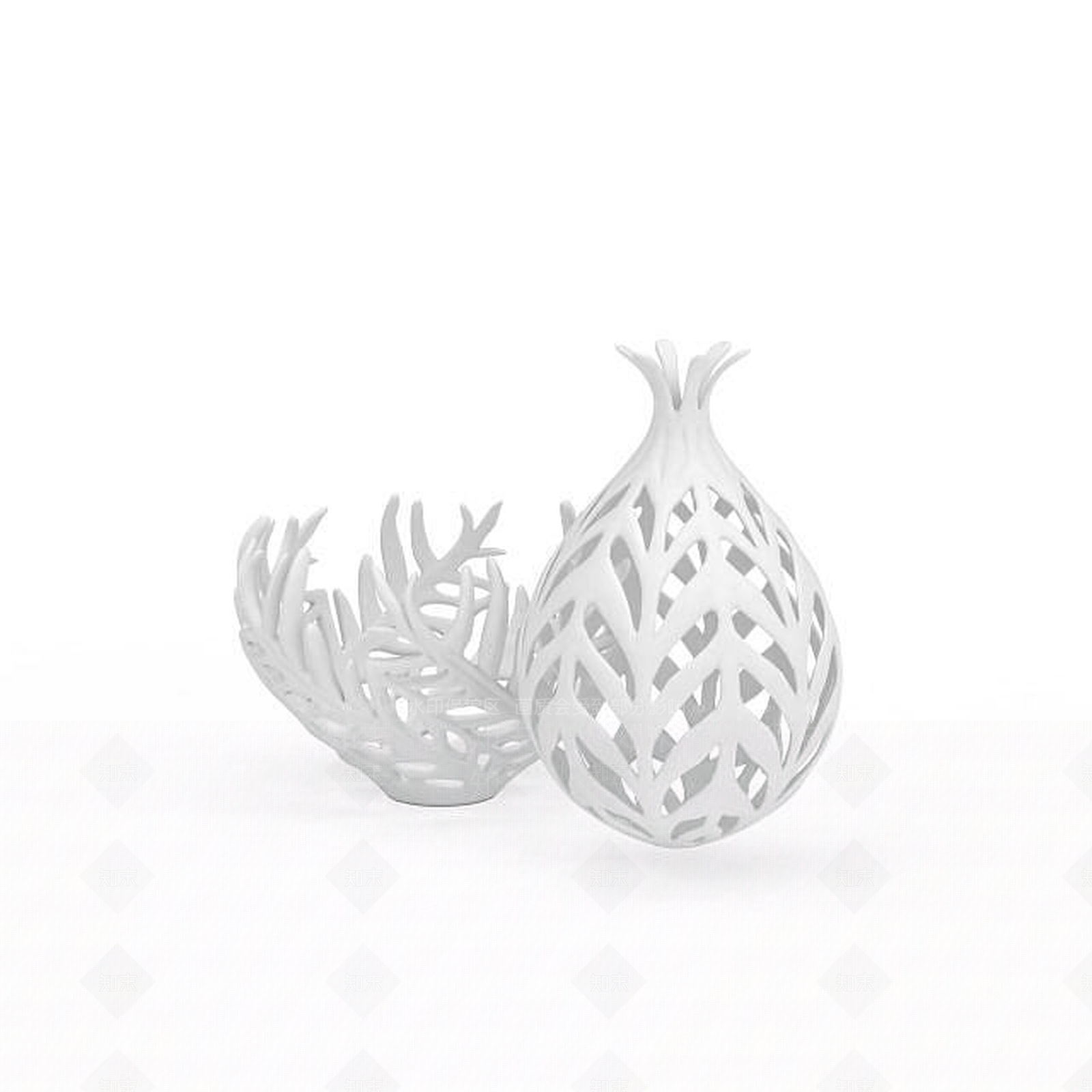 现代摆件组合3D模型下载【ID:1192966192】