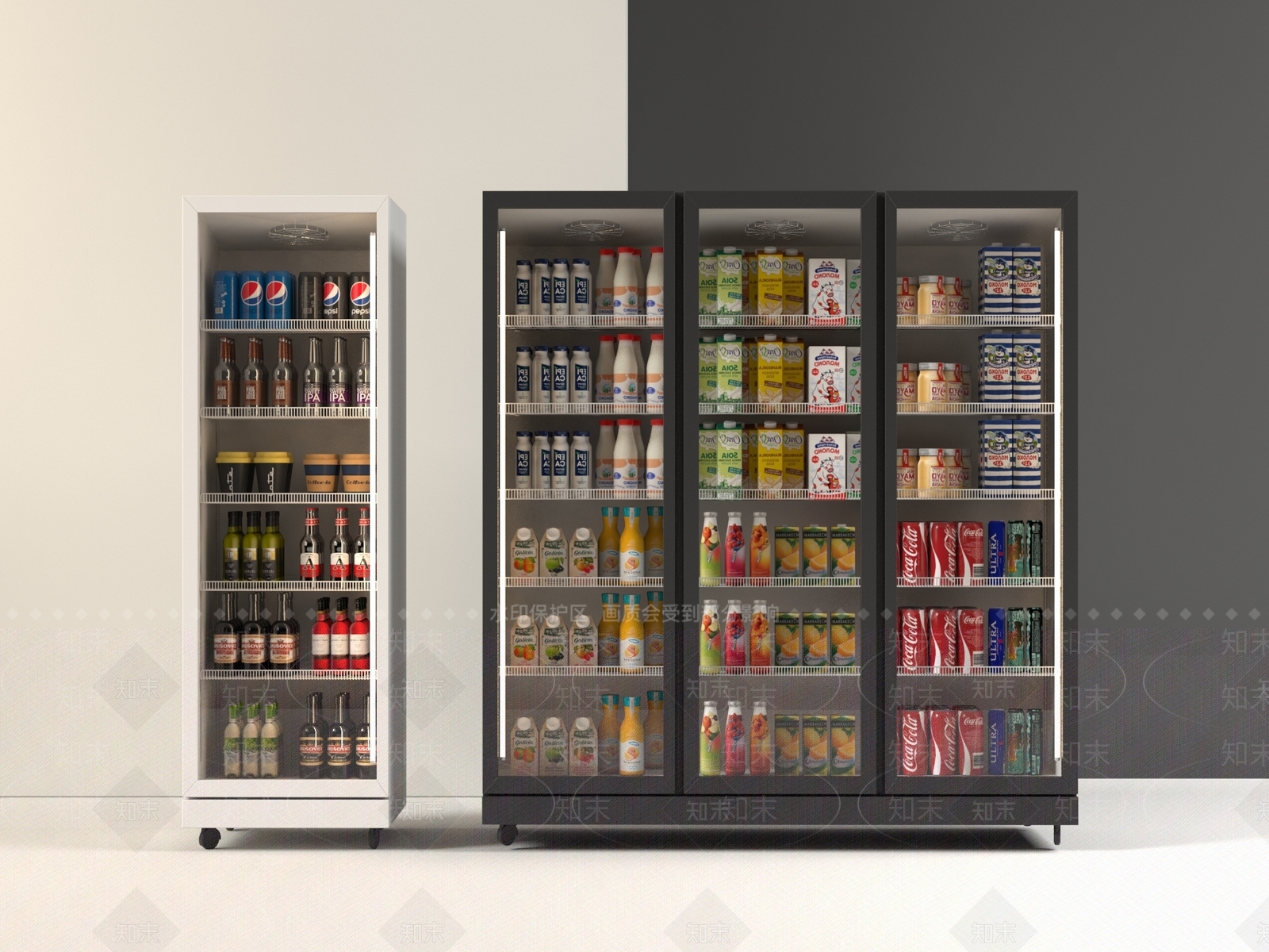 冰柜3D模型下载【ID:1192966732】