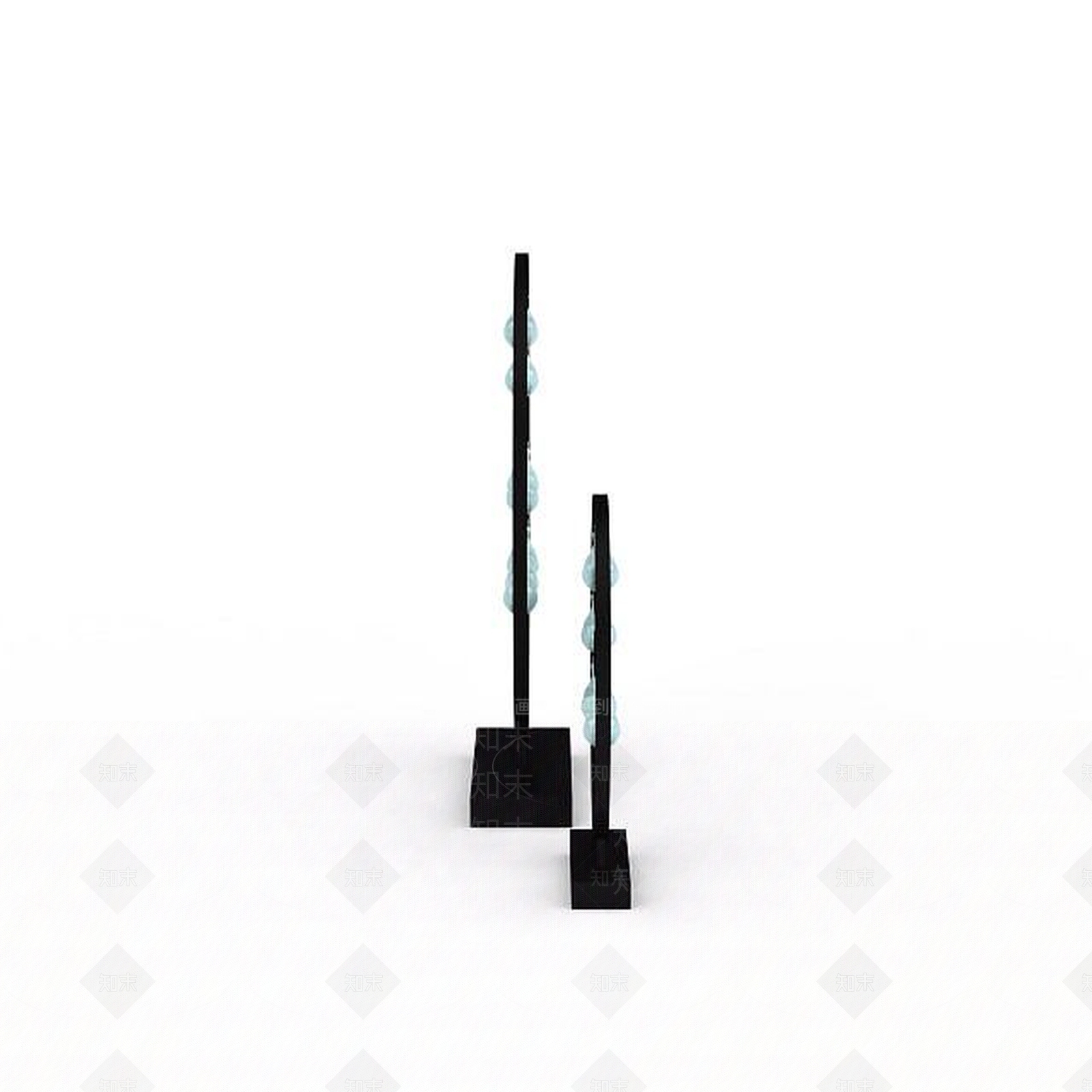 现代摆件组合3D模型下载【ID:1192967454】