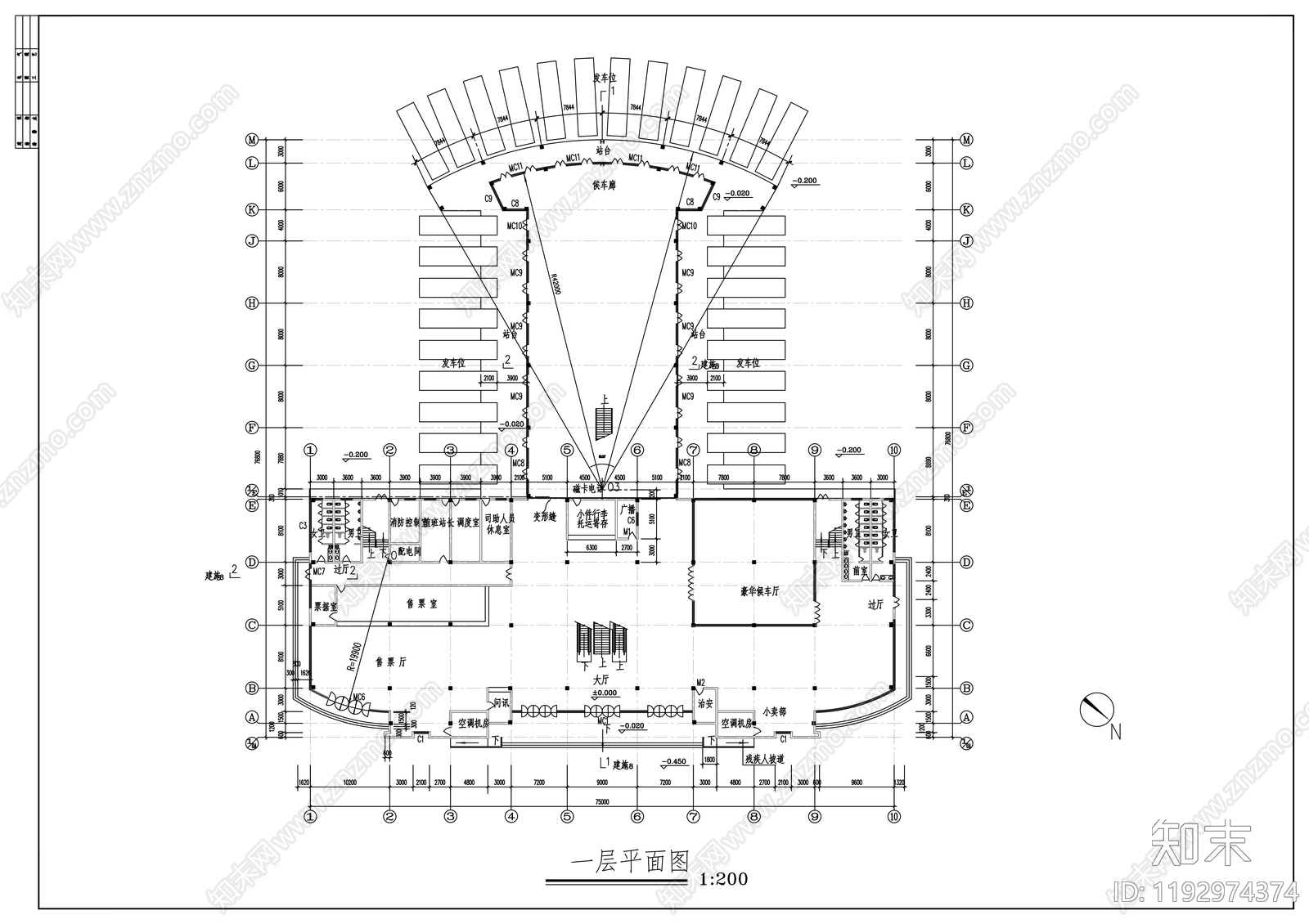 现代驿站施工图下载【ID:1192974374】