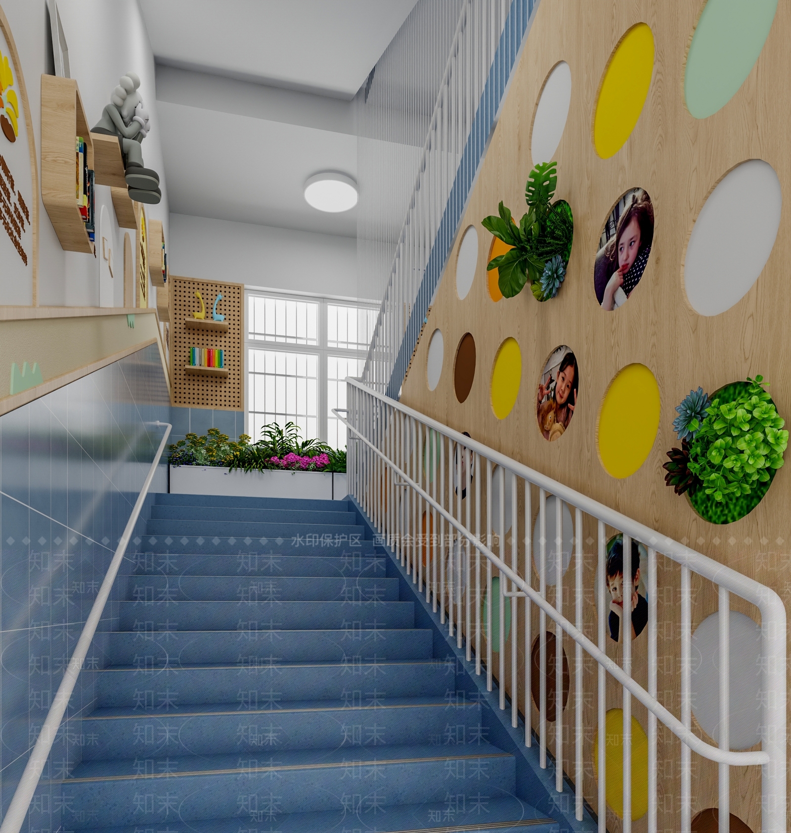 现代幼儿园3D模型下载【ID:1192974213】