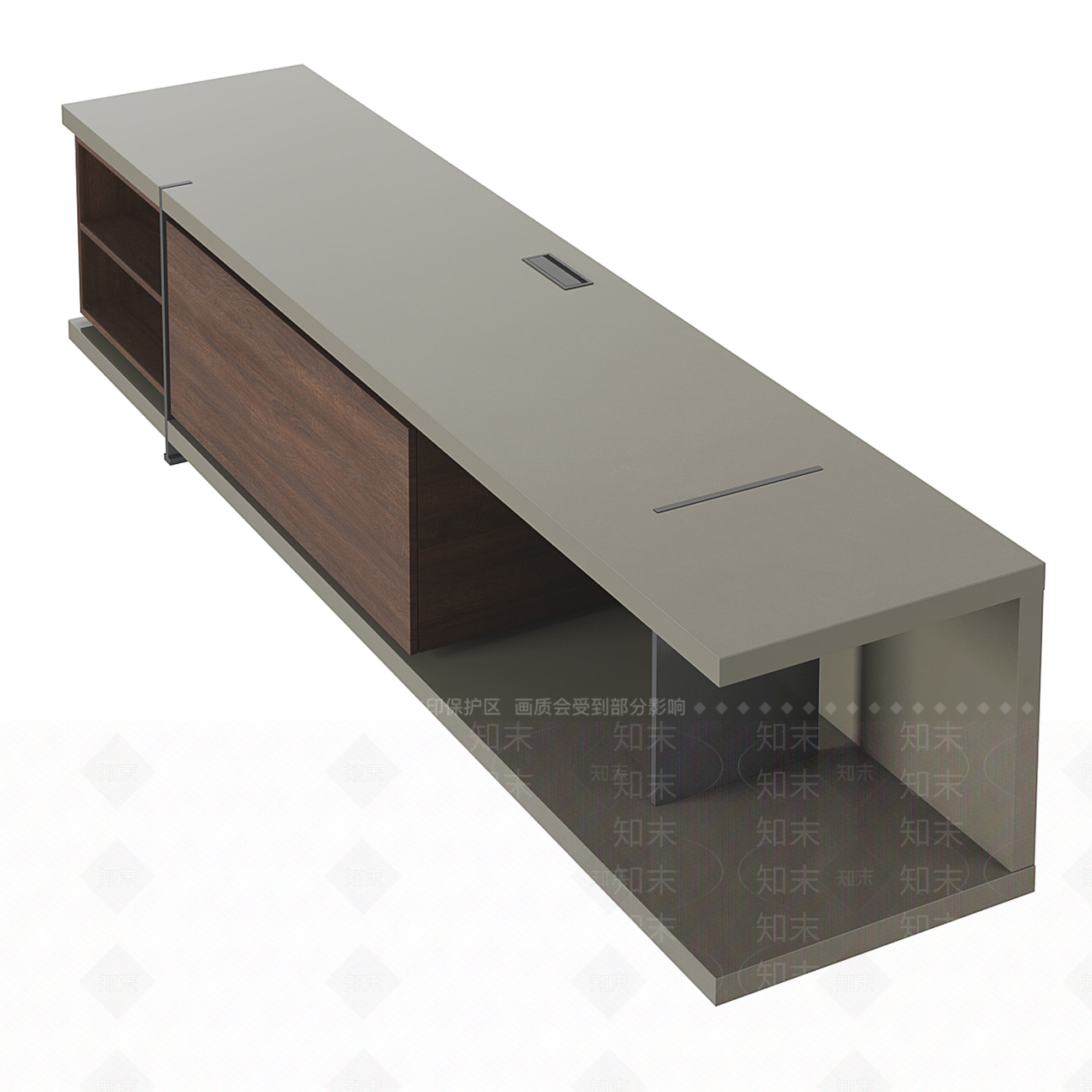 现代意式电视柜3D模型下载【ID:1192975256】