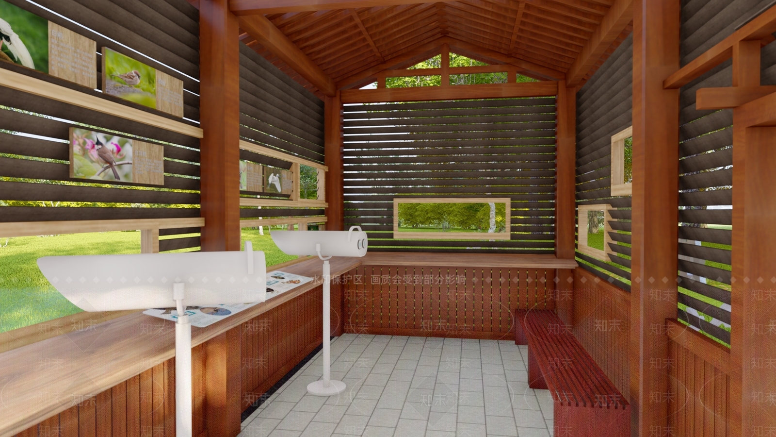 现代新中式木屋SU模型下载【ID:1192977935】