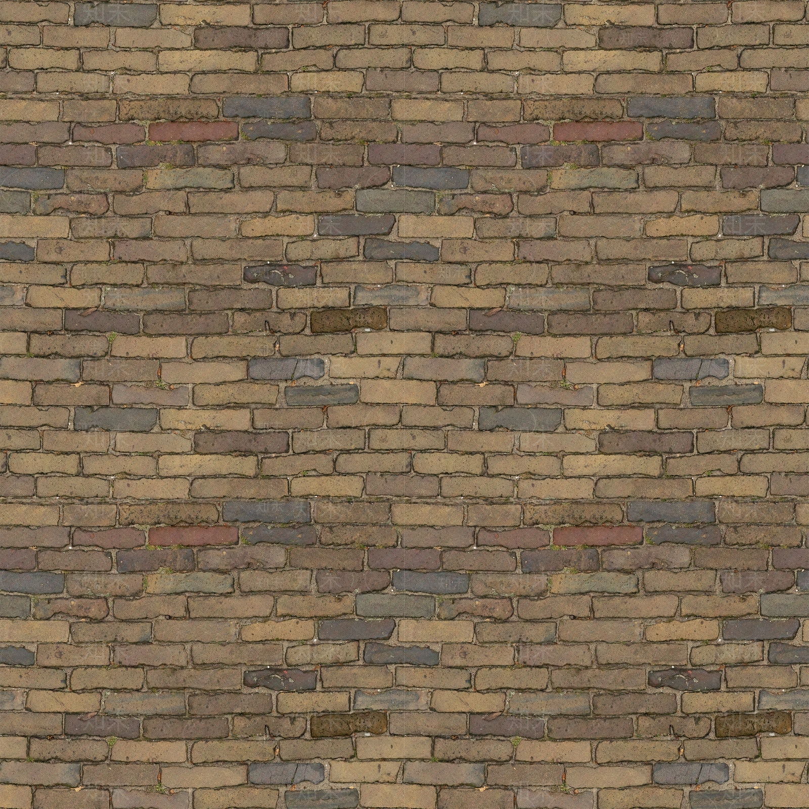 新中式复古陶土砖贴图下载【ID:1192982533】