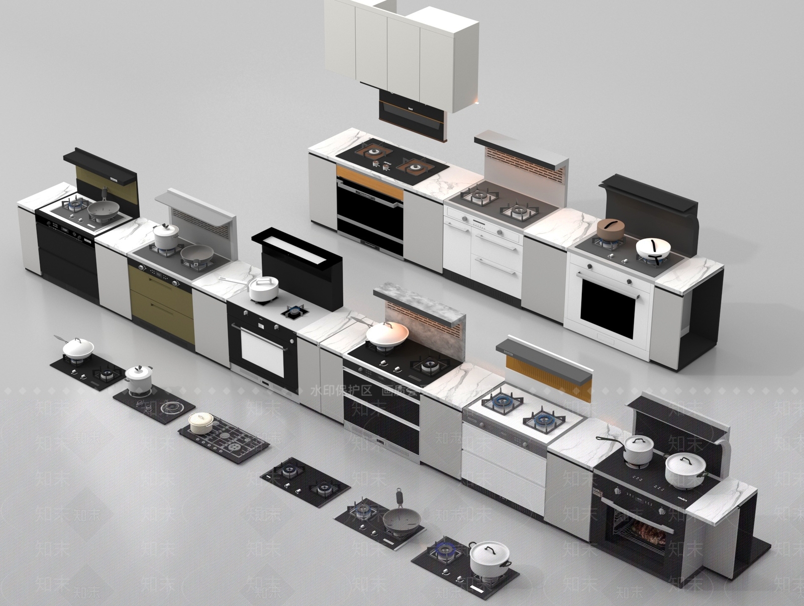 灶台SU模型下载【ID:1192982798】