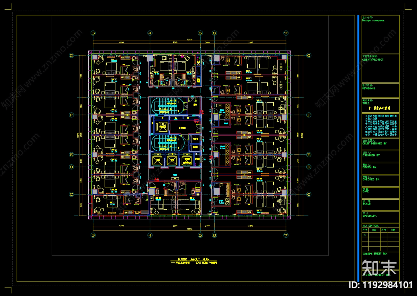 现代其他商业空间cad施工图下载【ID:1192984101】