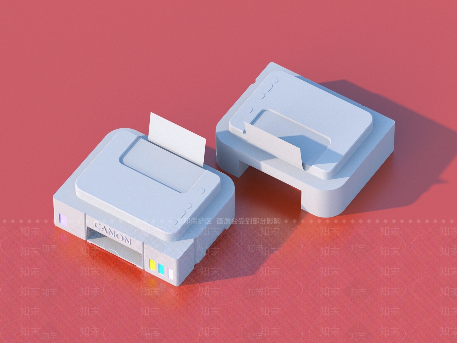 办公用品3D模型下载【ID:1192984655】