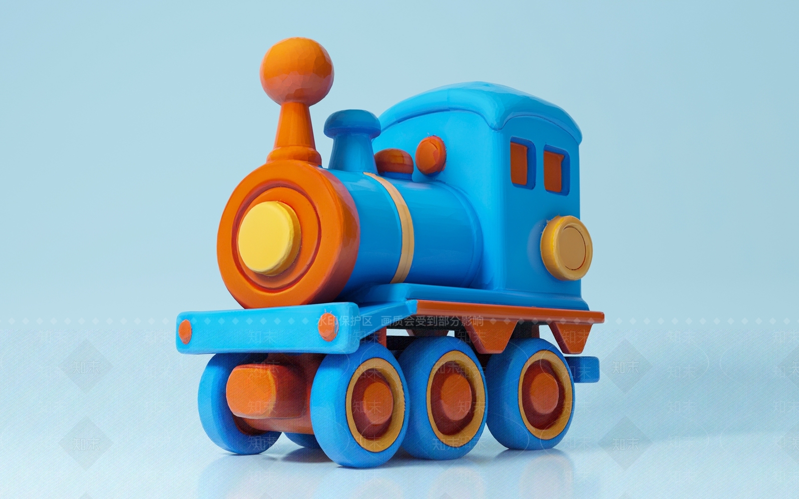 现代南瓜车3D模型下载【ID:1192989428】