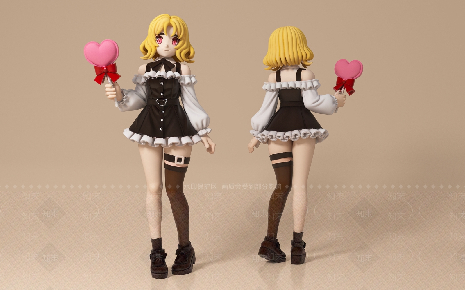 女人3D模型下载【ID:1192990008】