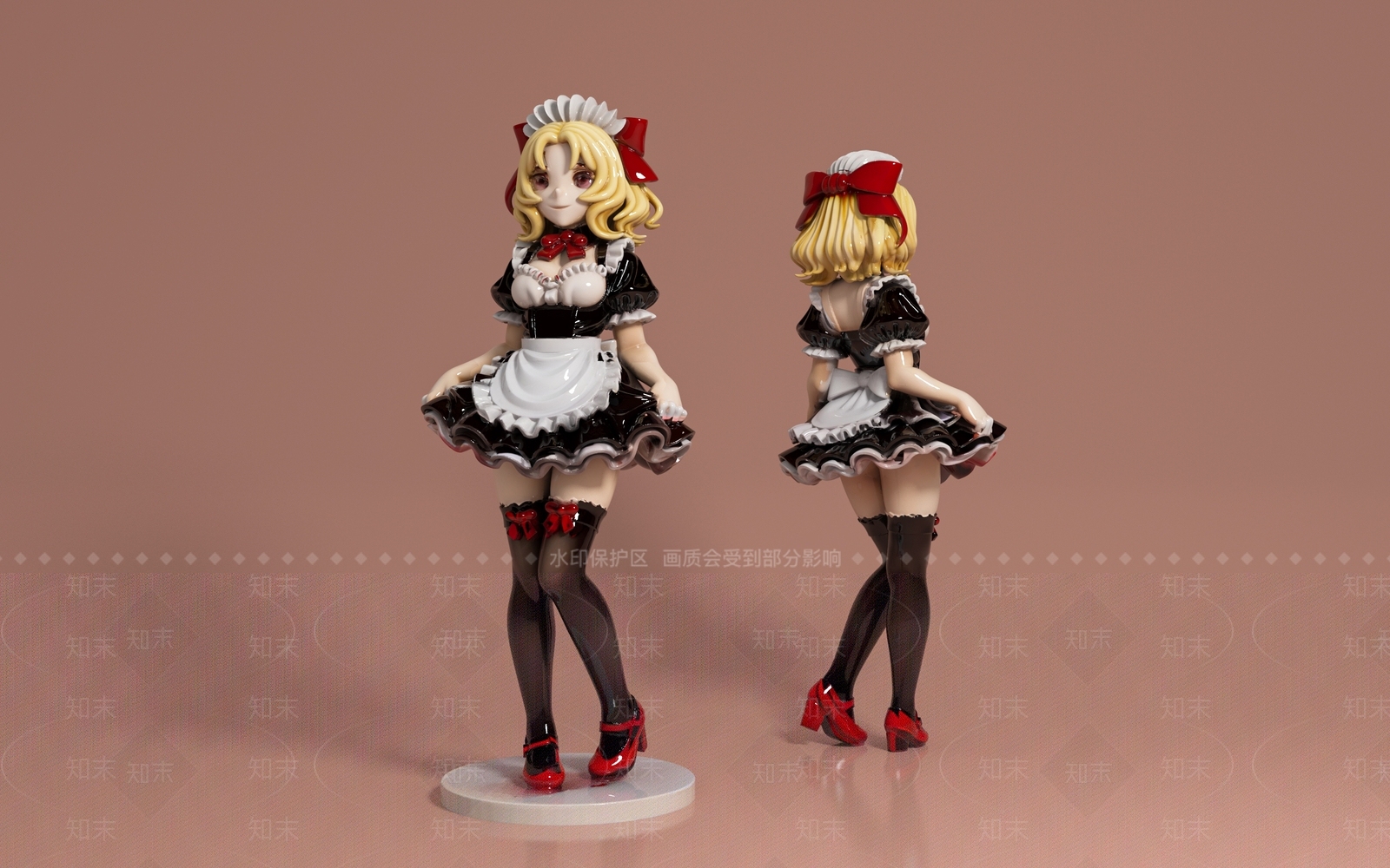 现代雕塑摆件3D模型下载【ID:1192990589】