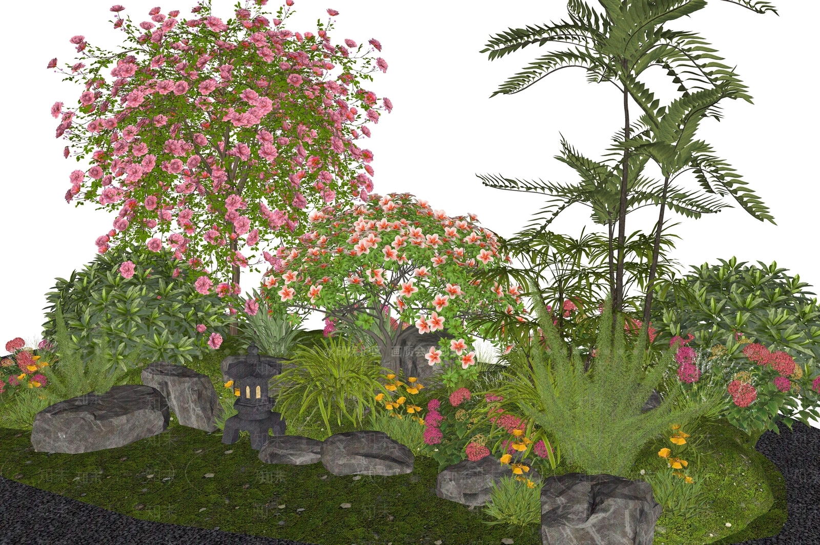 花草SU模型下载【ID:1192994245】