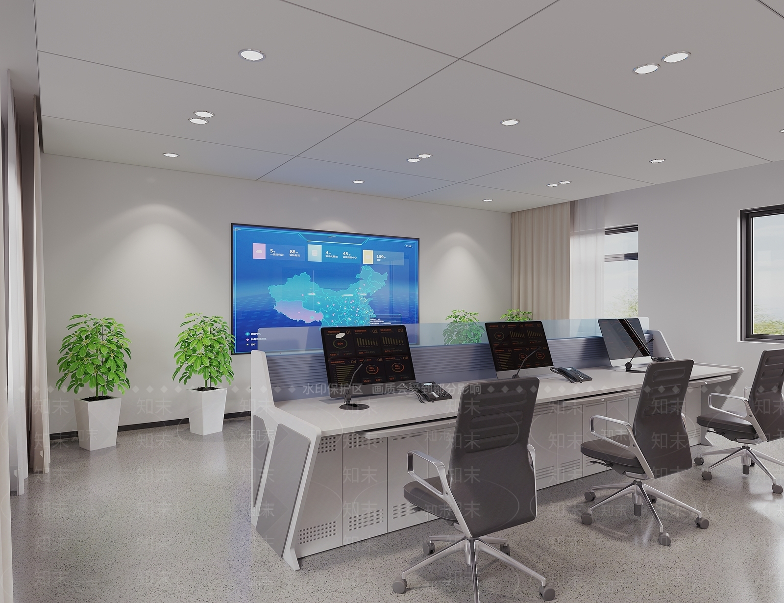 现代其他办公空间3D模型下载【ID:1192995543】