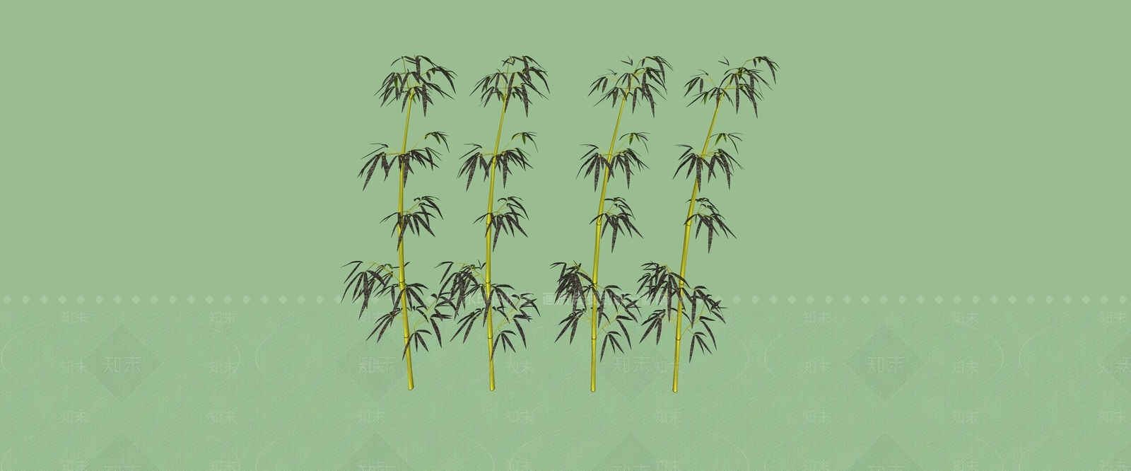 竹子SU模型下载【ID:1192996702】