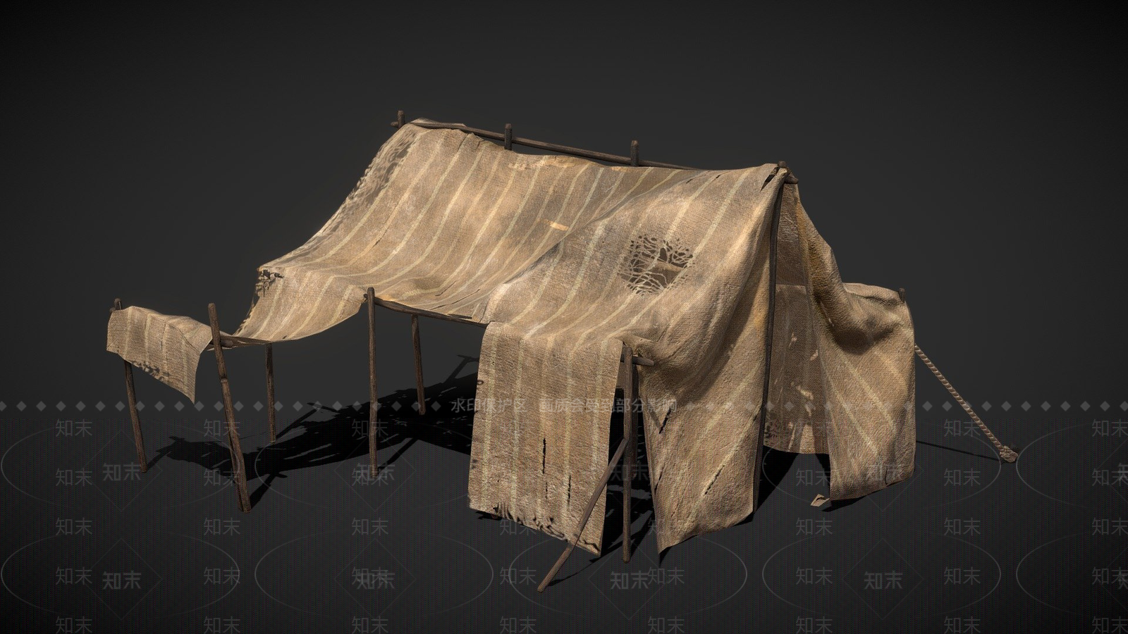 帐篷3D模型下载【ID:1192998714】