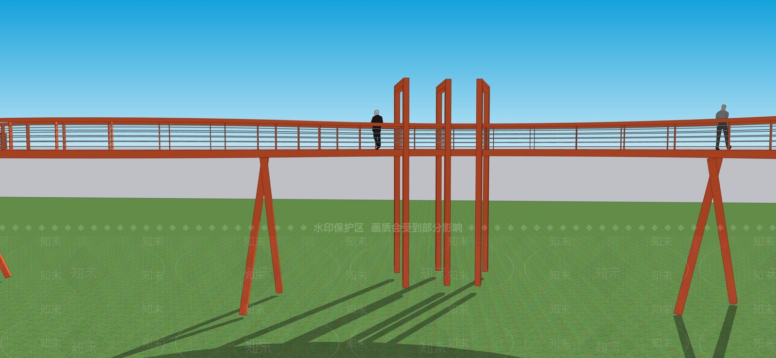 现代其他景观小建筑SU模型下载【ID:1192999385】