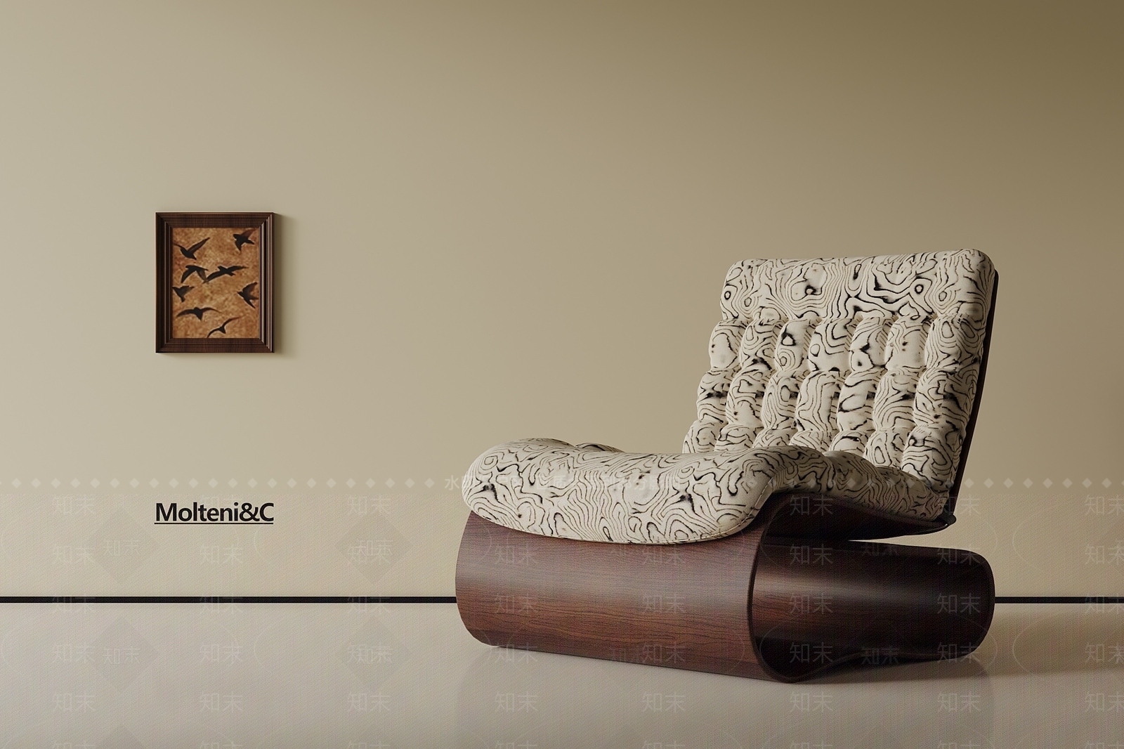 中古躺椅3D模型下载【ID:1192999632】