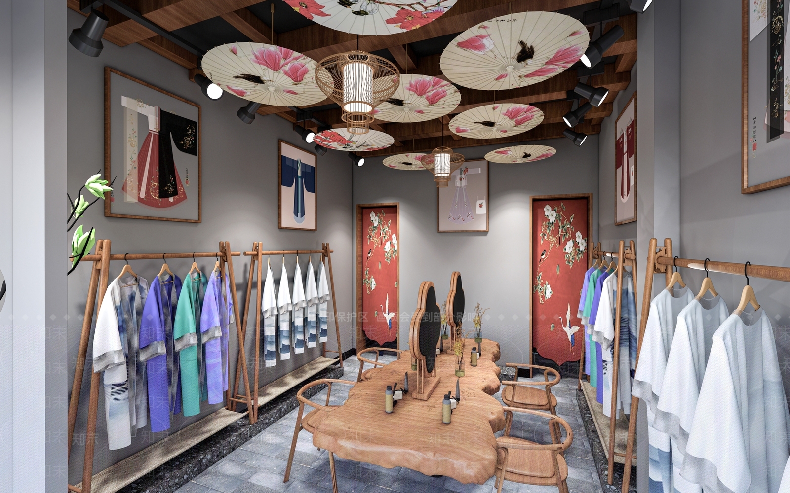 现代其他店铺SU模型下载【ID:1193009780】