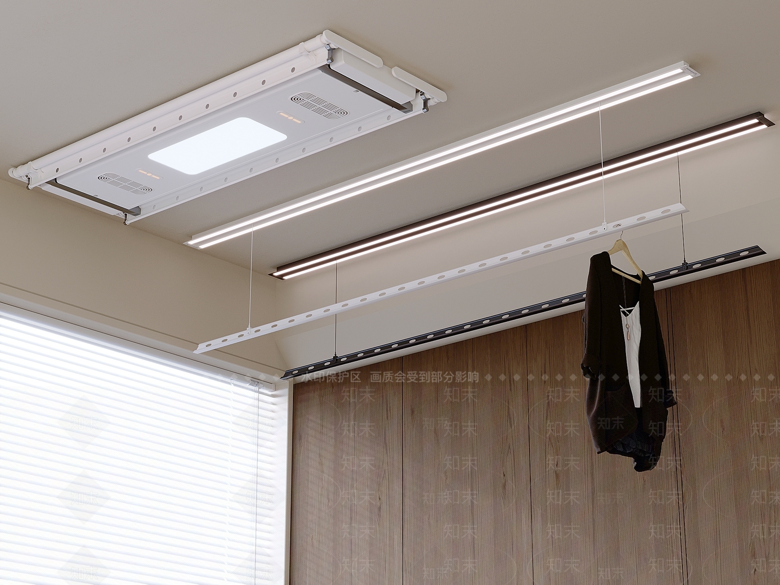 晾衣架SU模型下载【ID:1193009794】