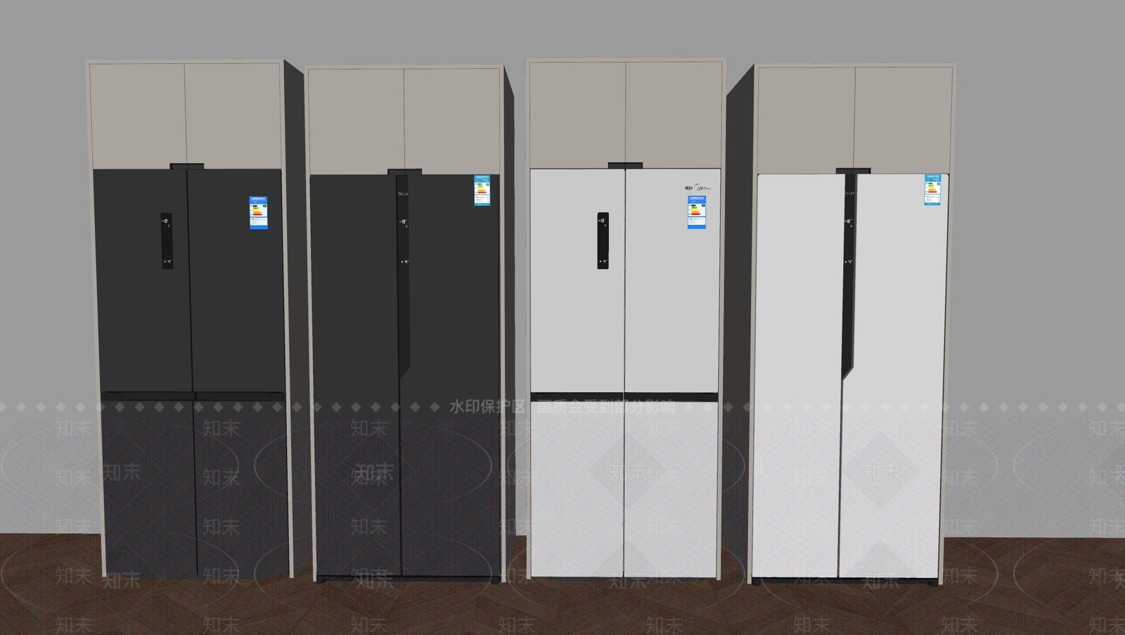冰箱SU模型下载【ID:1193015905】
