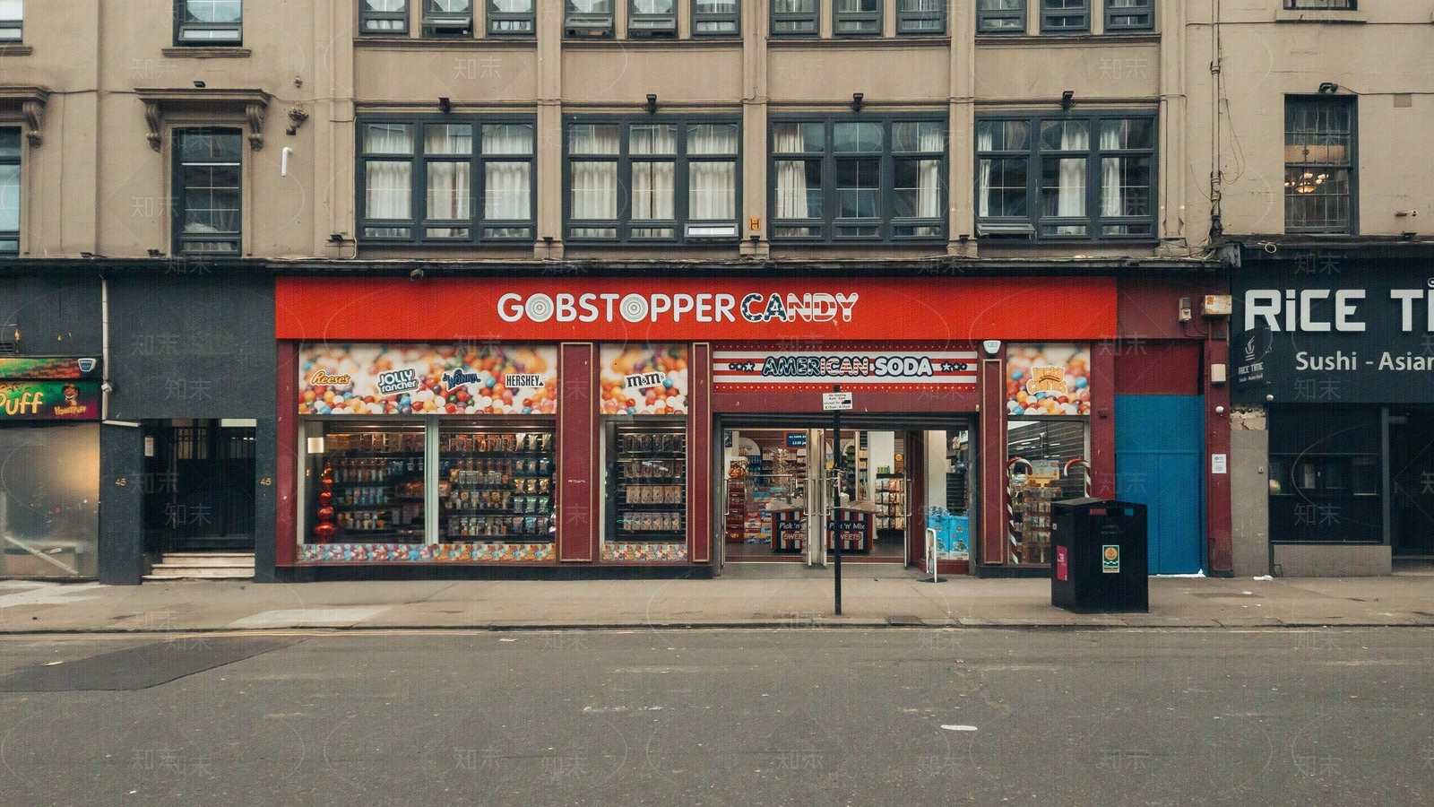 美式欧式街道外景贴图下载【ID:1193019160】