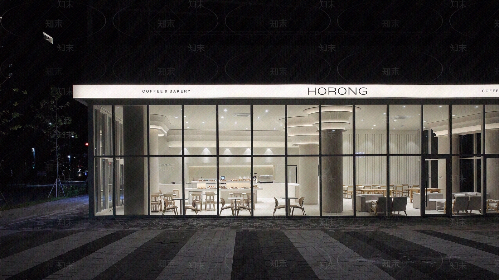 现代街道外景贴图下载【ID:1193022016】