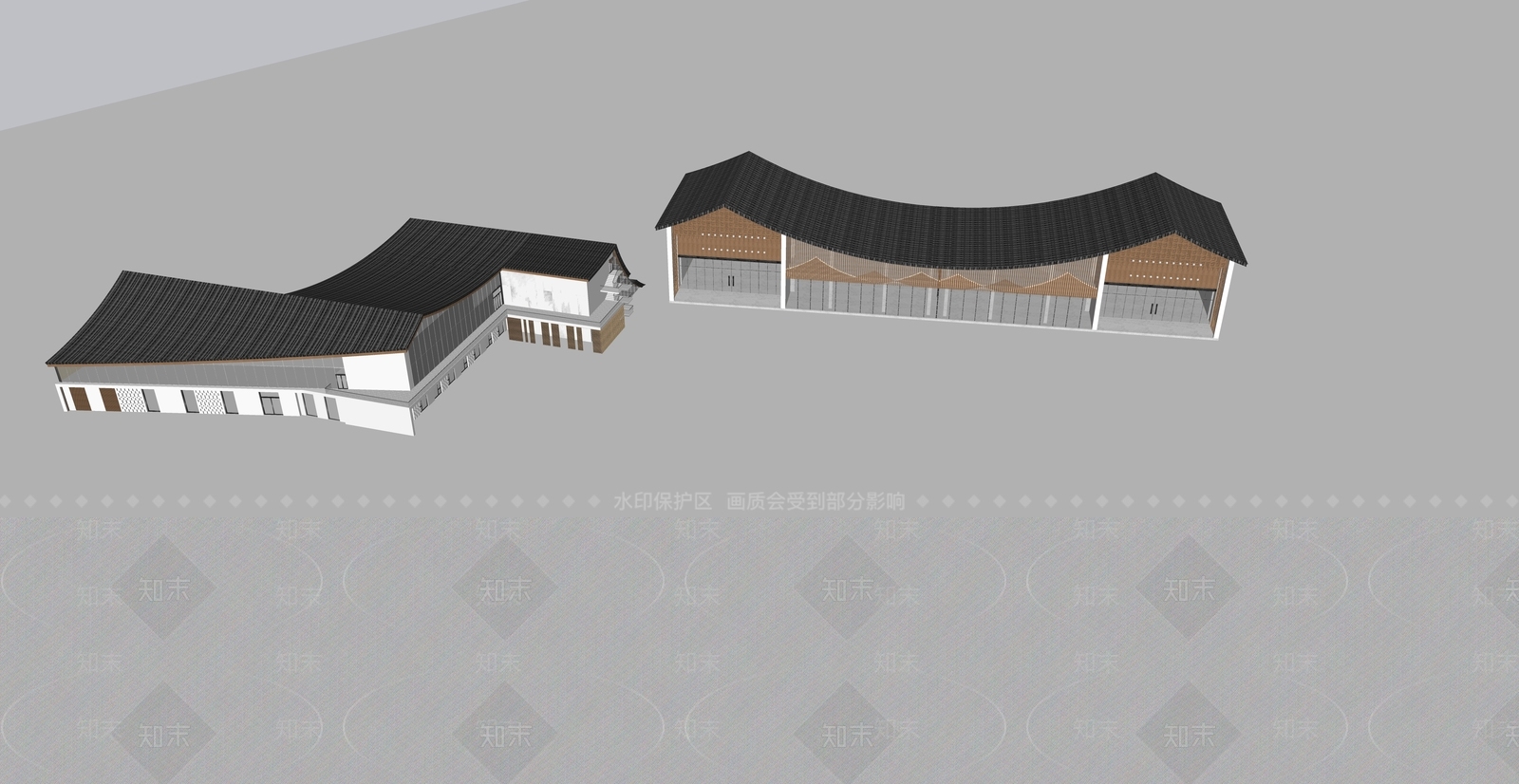 现代其他民宿SU模型下载【ID:1193023431】