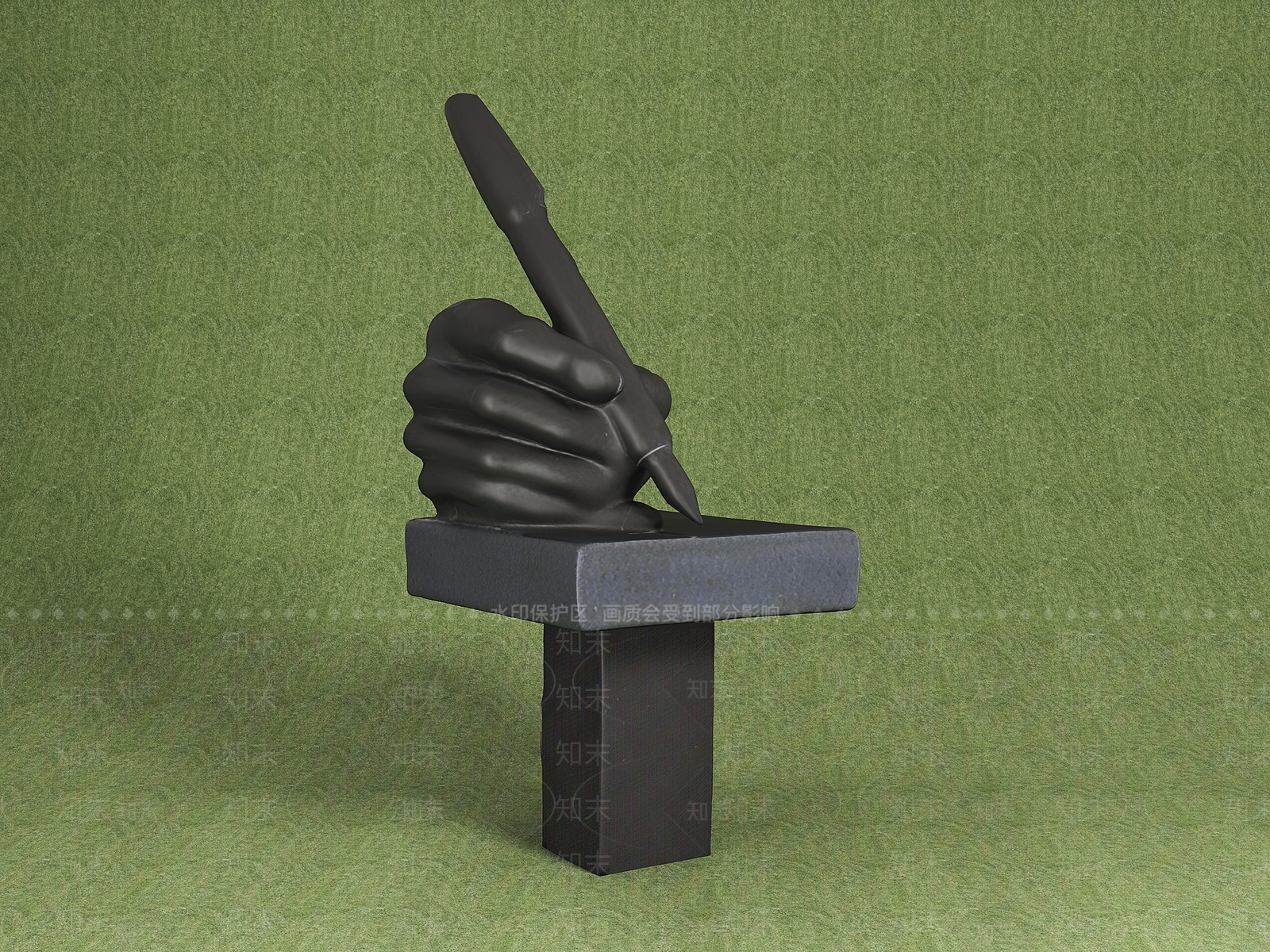 现代简约艺术装置3D模型下载【ID:1193026921】