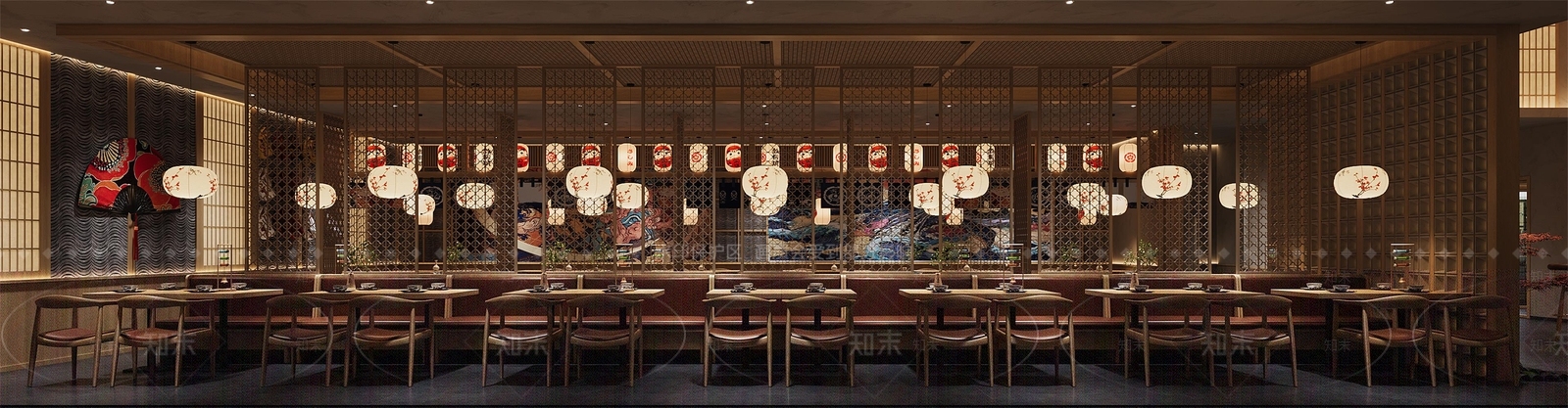 日式自助餐厅3D模型下载【ID:1193031471】