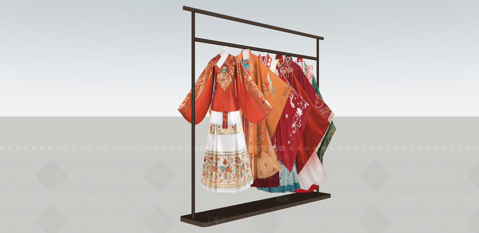 衣服SU模型下载【ID:1193030896】