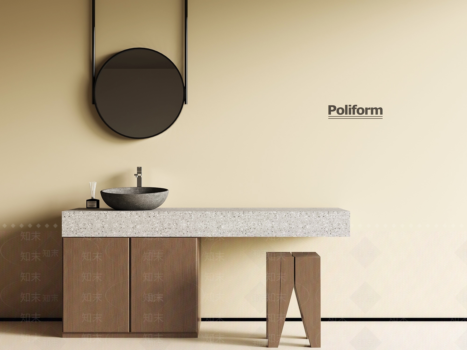 洗手台SU模型下载【ID:1193036772】