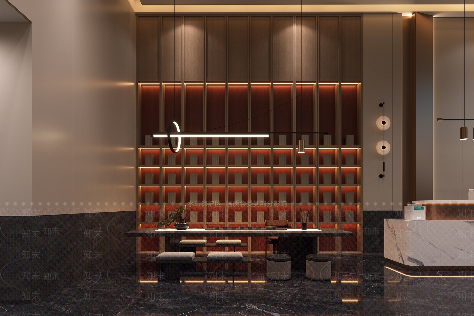 现代咖啡厅3D模型下载【ID:1215119702】