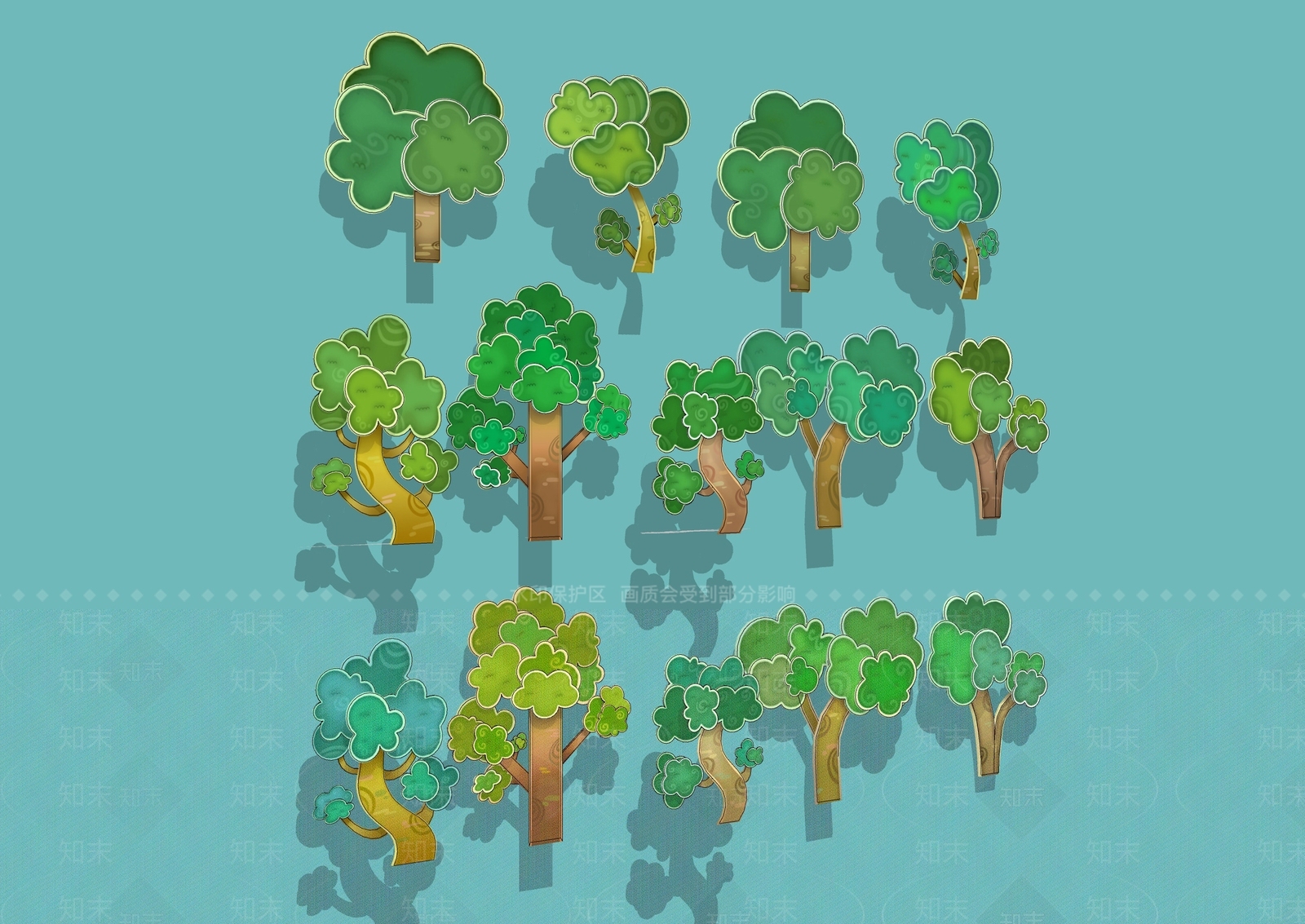 乔木SU模型下载【ID:1193043871】