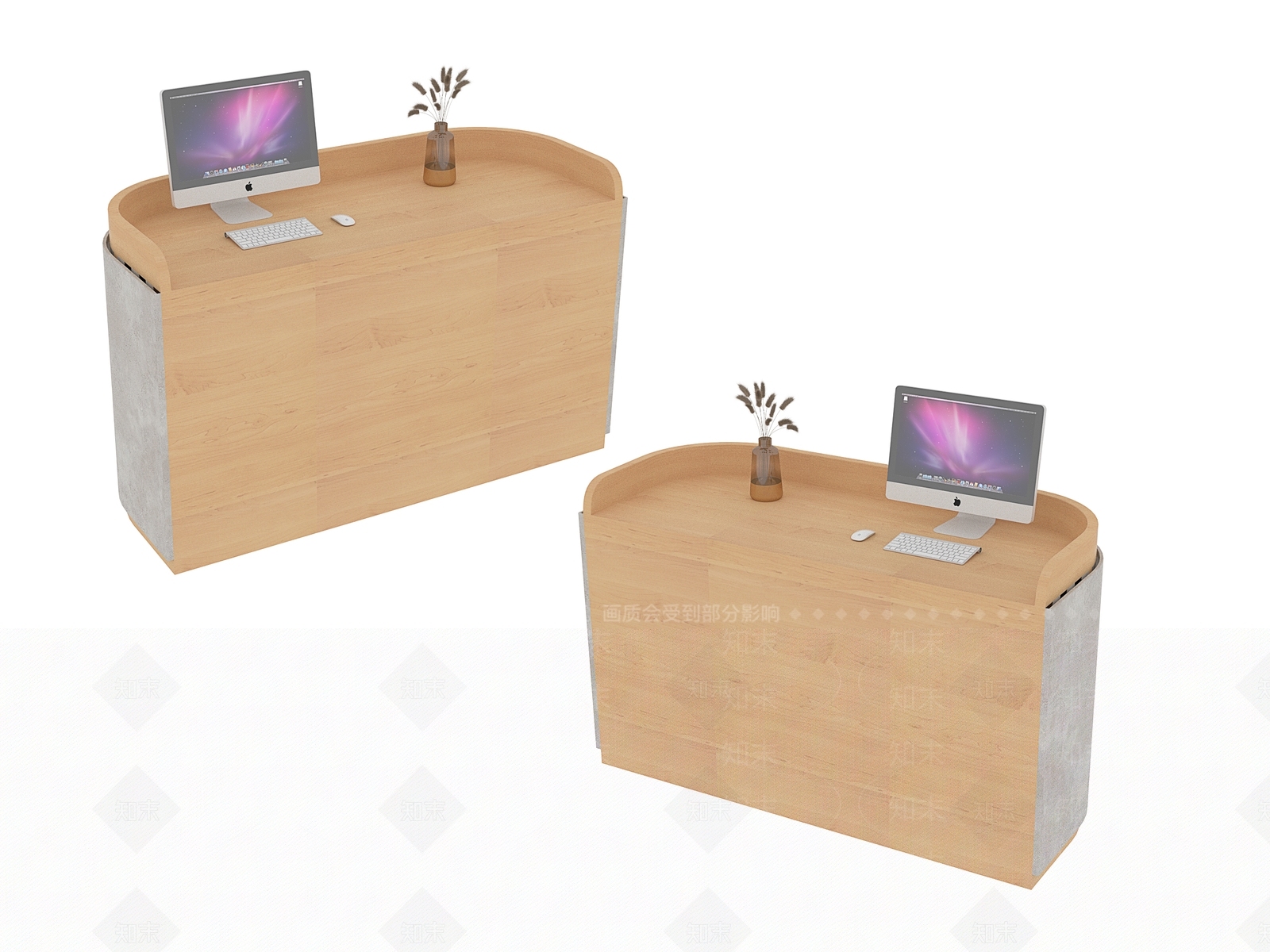 现代前台3D模型下载【ID:1193046341】