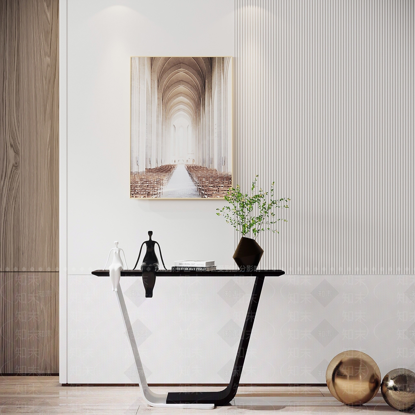 现代端景台3D模型下载【ID:1193047750】