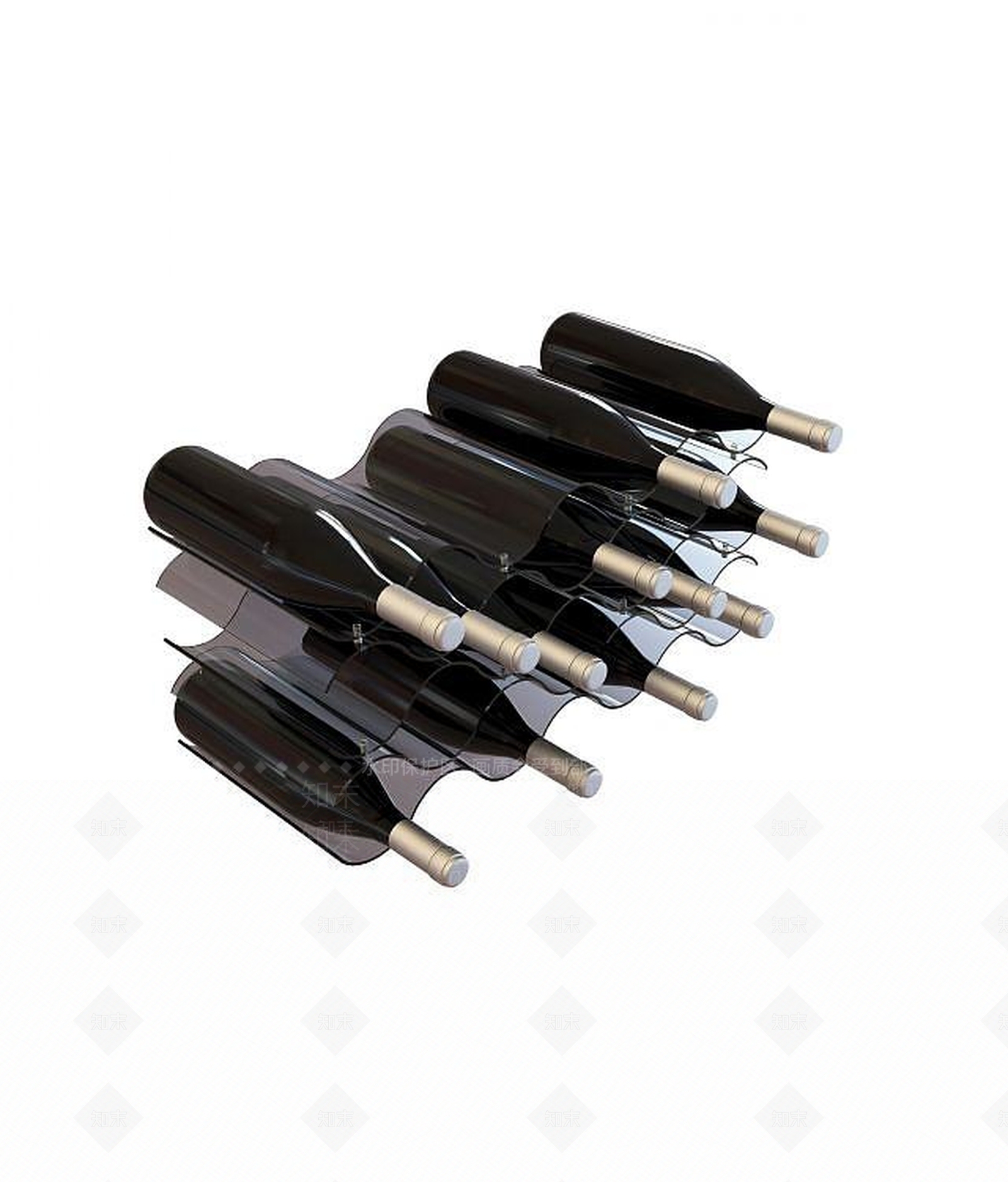 现代酒瓶3D模型下载【ID:1193057841】