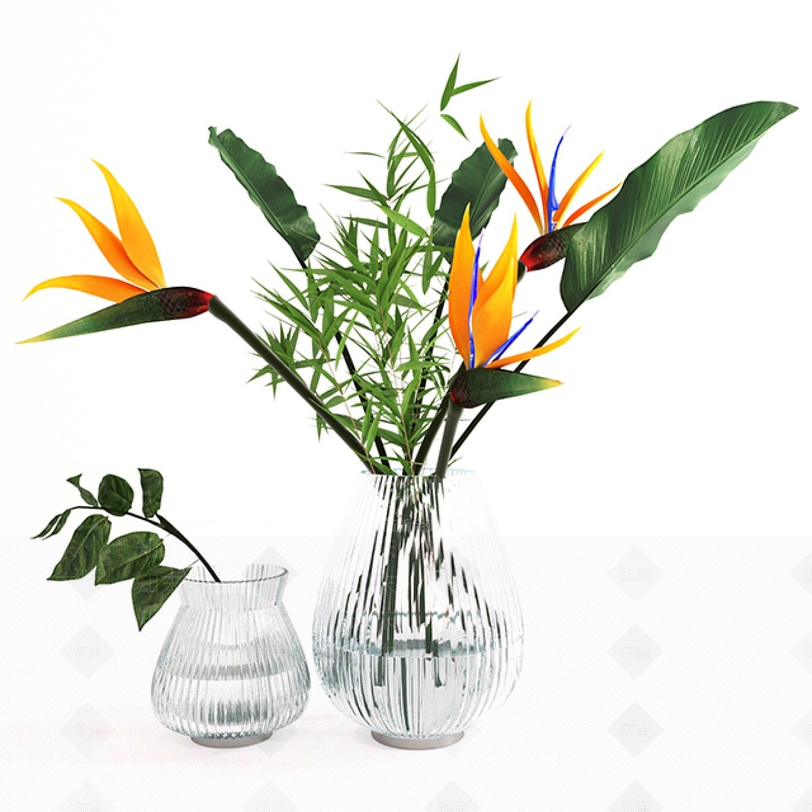 花艺3D模型下载【ID:1193058373】