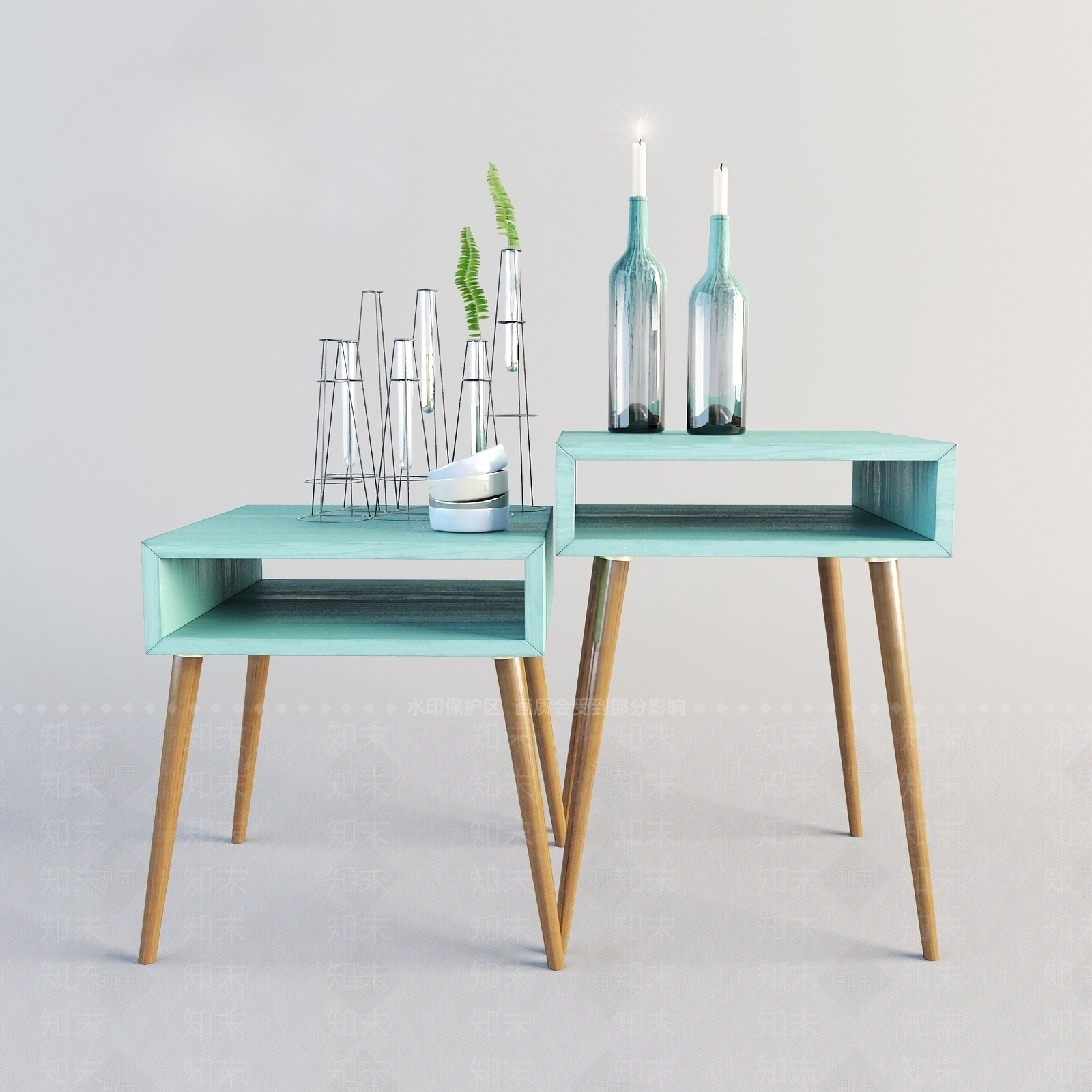 北欧边柜边几3D模型下载【ID:1193059558】