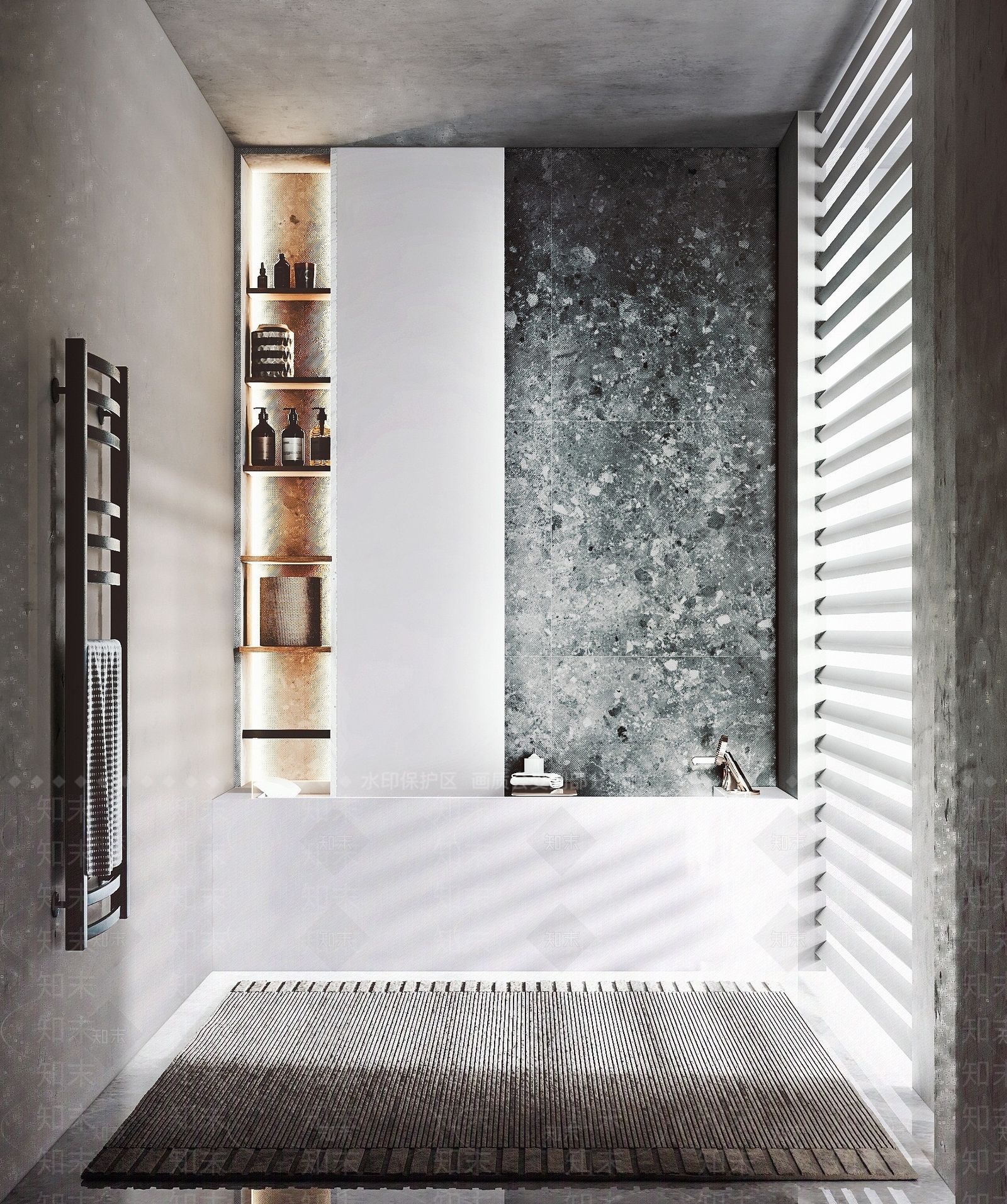 现代卫生间洗手台3D模型下载【ID:1193063674】