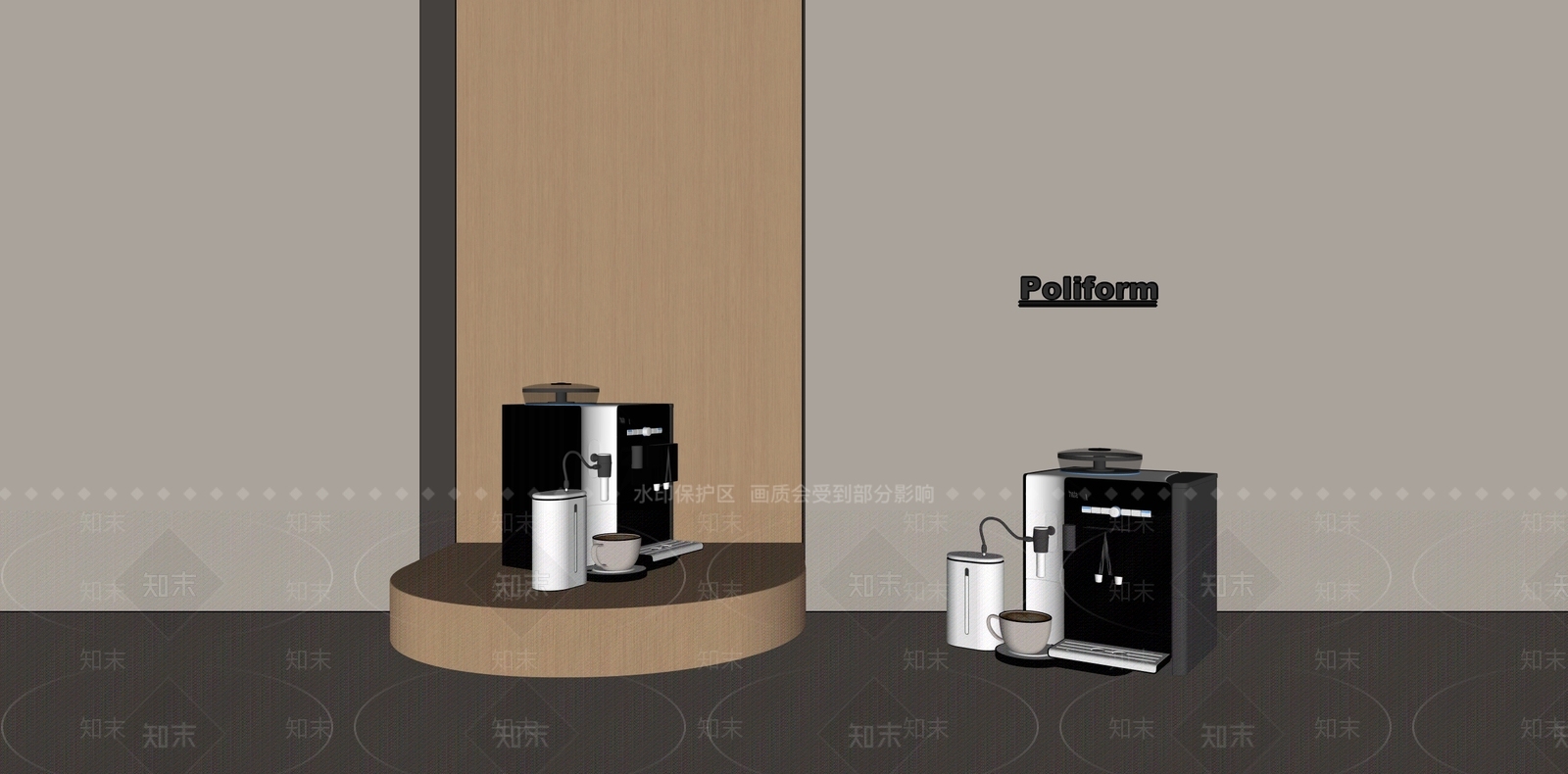 咖啡机SU模型下载【ID:1193066935】