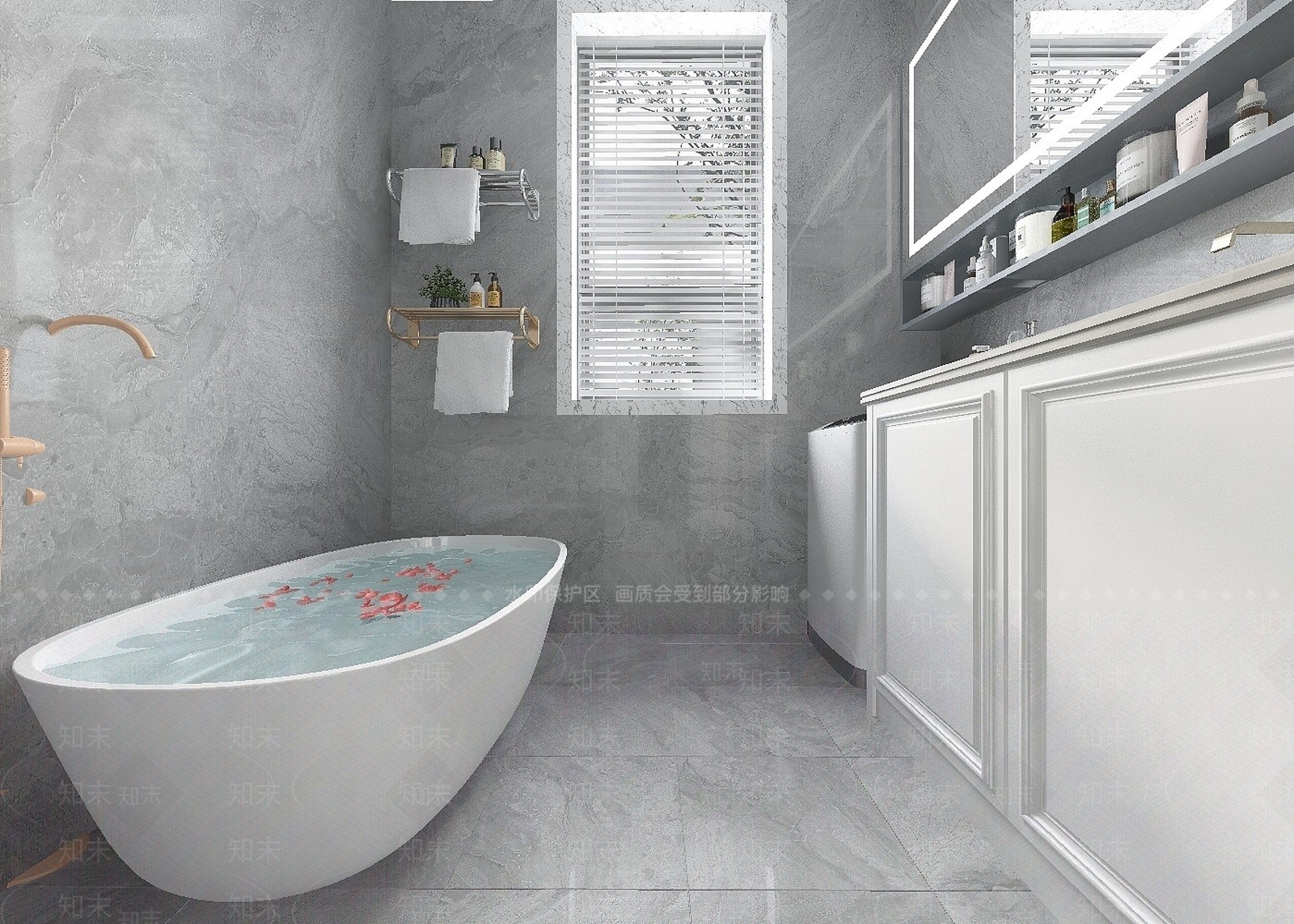 现代卫生间洁具3D模型下载【ID:1193068746】