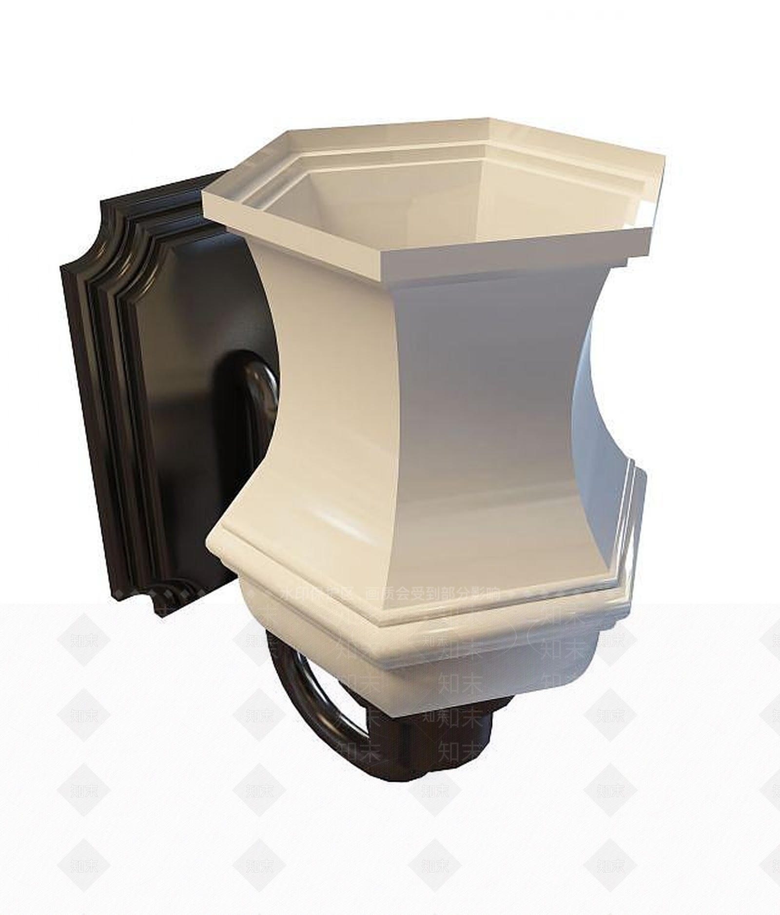 现代壁灯3D模型下载【ID:1193070404】