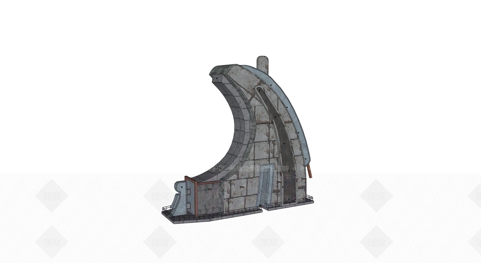 现代风格建筑SU模型下载【ID:1193073986】